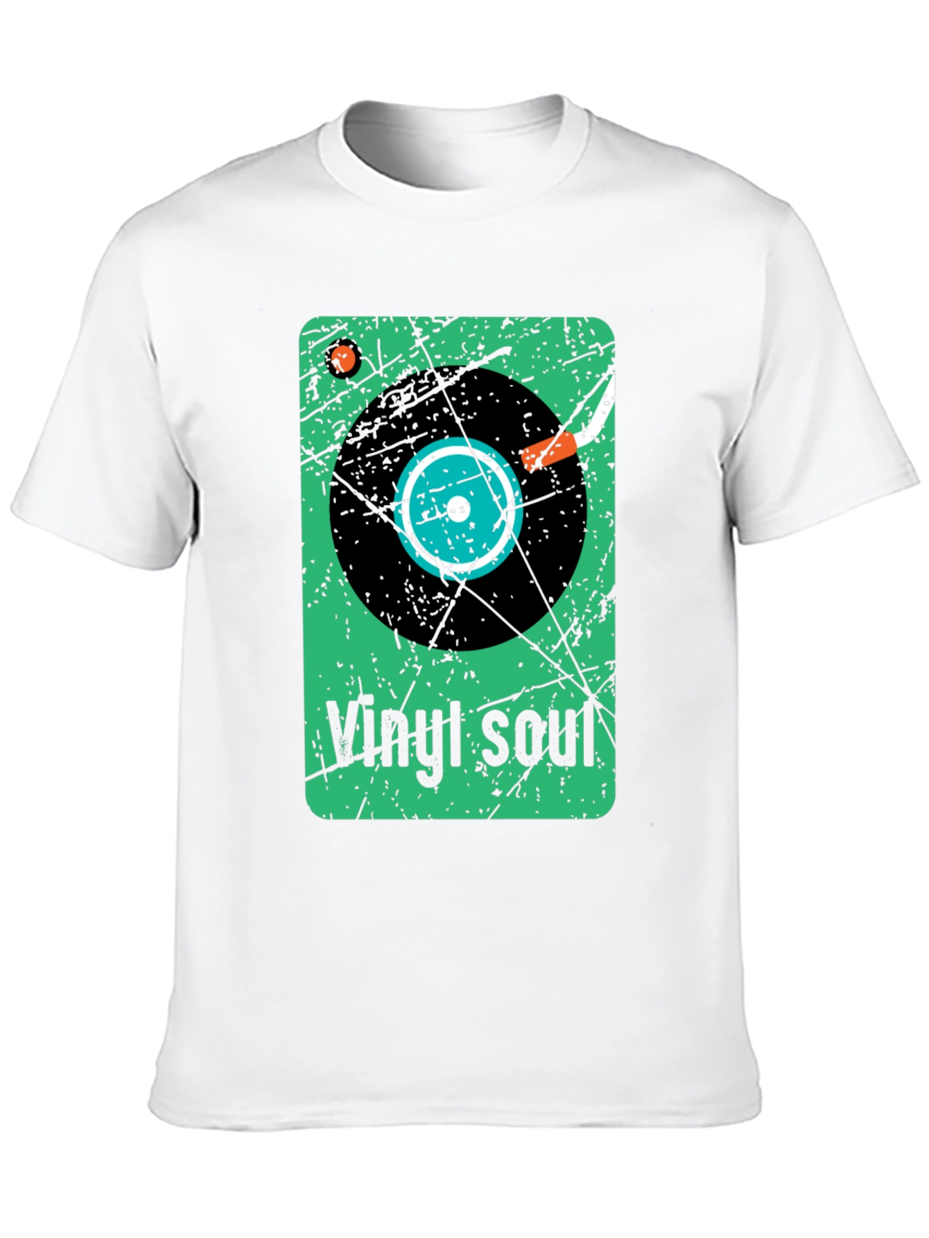 Vinyl Soul Graphic Tee - Retro Music Lover Shirt