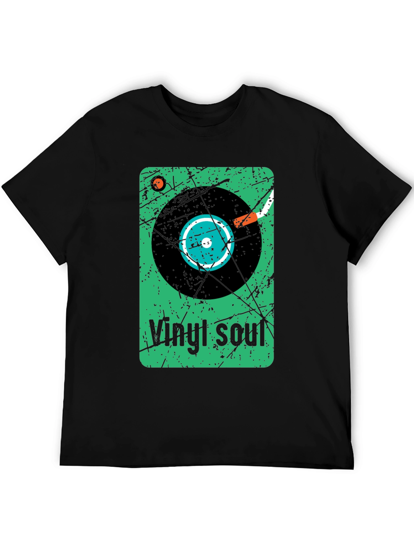 Vinyl Soul Graphic Tee - Retro Music Lover Shirt