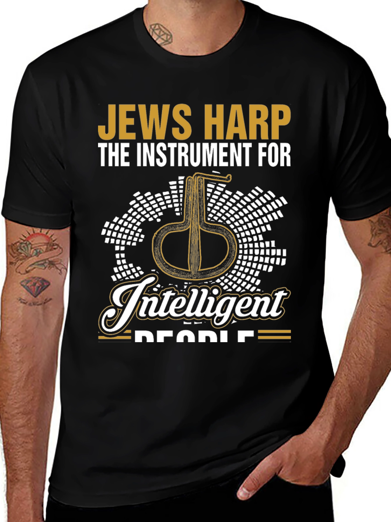 Jews Harp Intelligent People T-Shirt