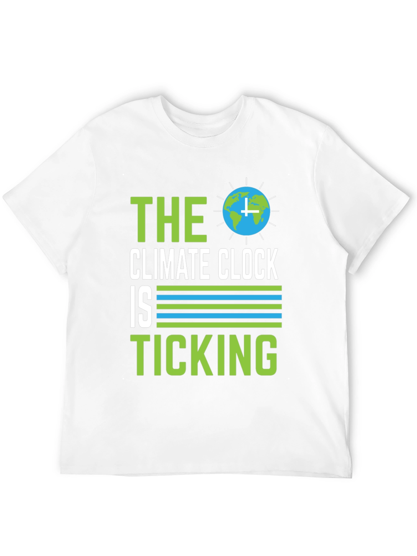 Climate Clock Ticking Graphic T-Shirt