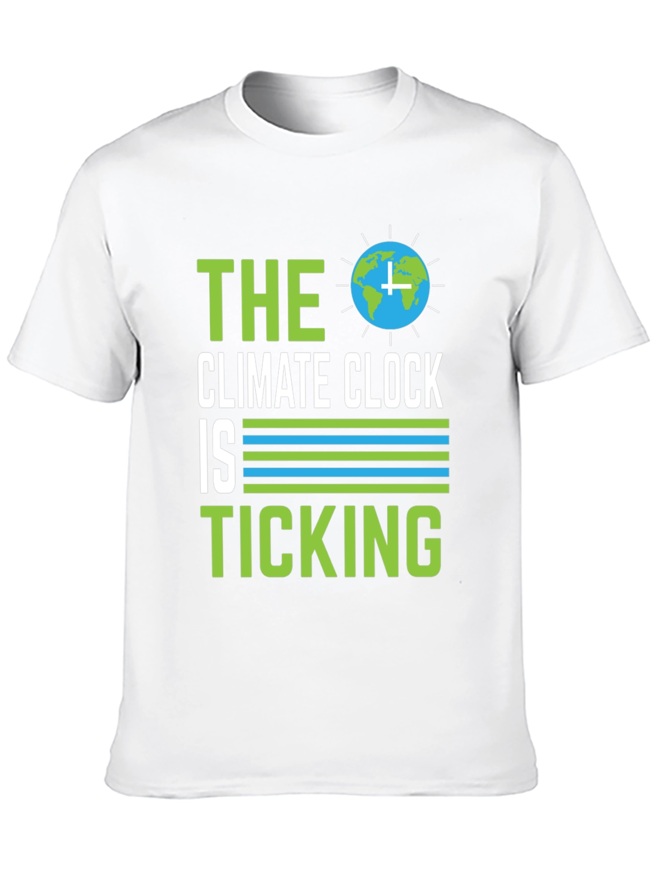Climate Clock Ticking Graphic T-Shirt