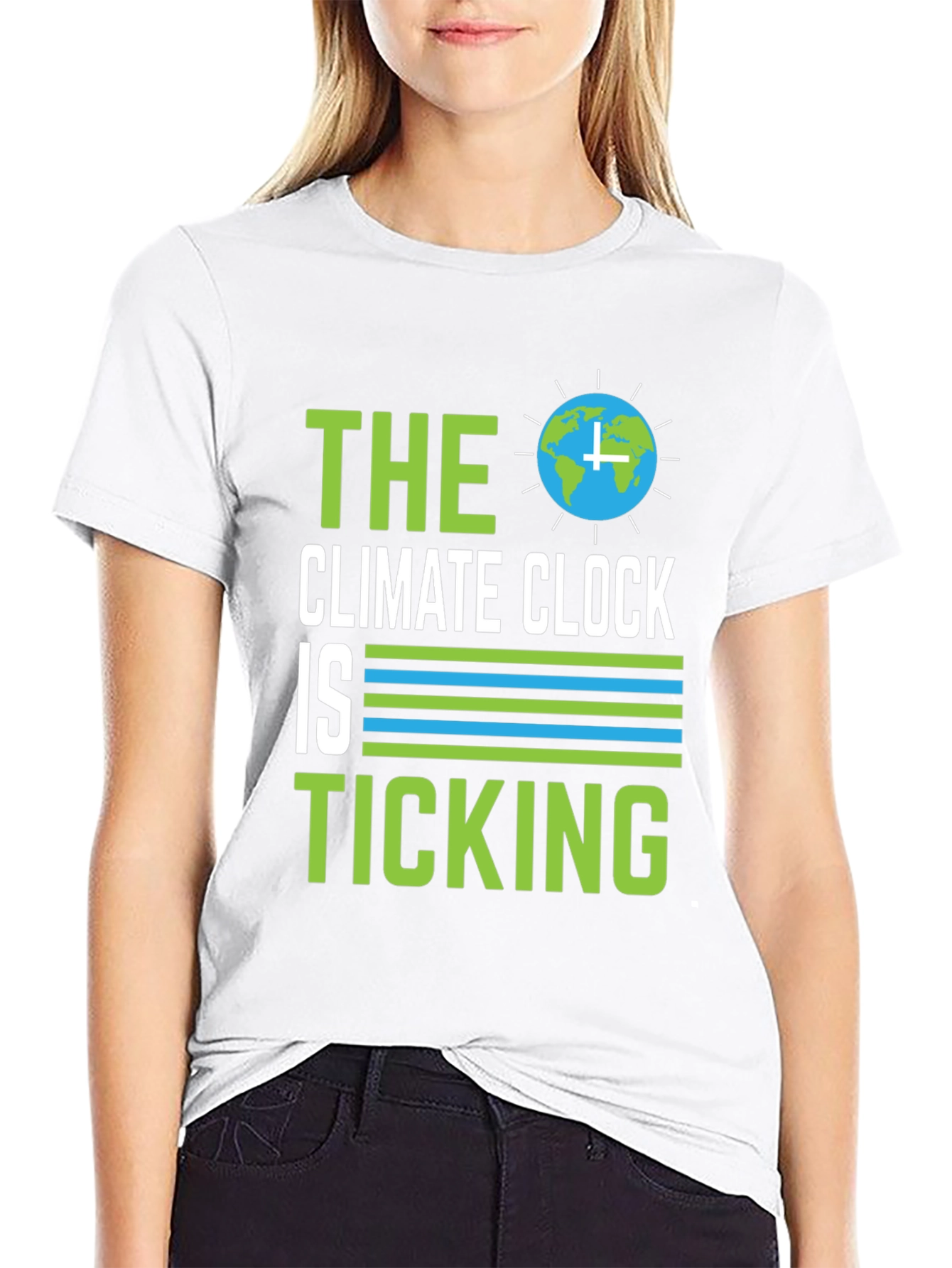 Climate Clock Ticking Graphic T-Shirt