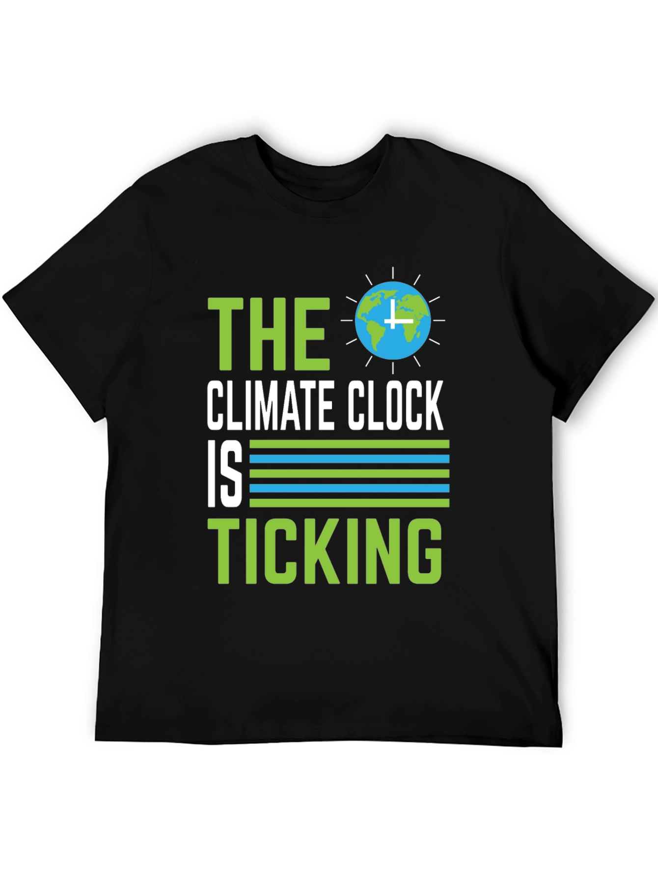 Climate Clock Ticking Graphic T-Shirt