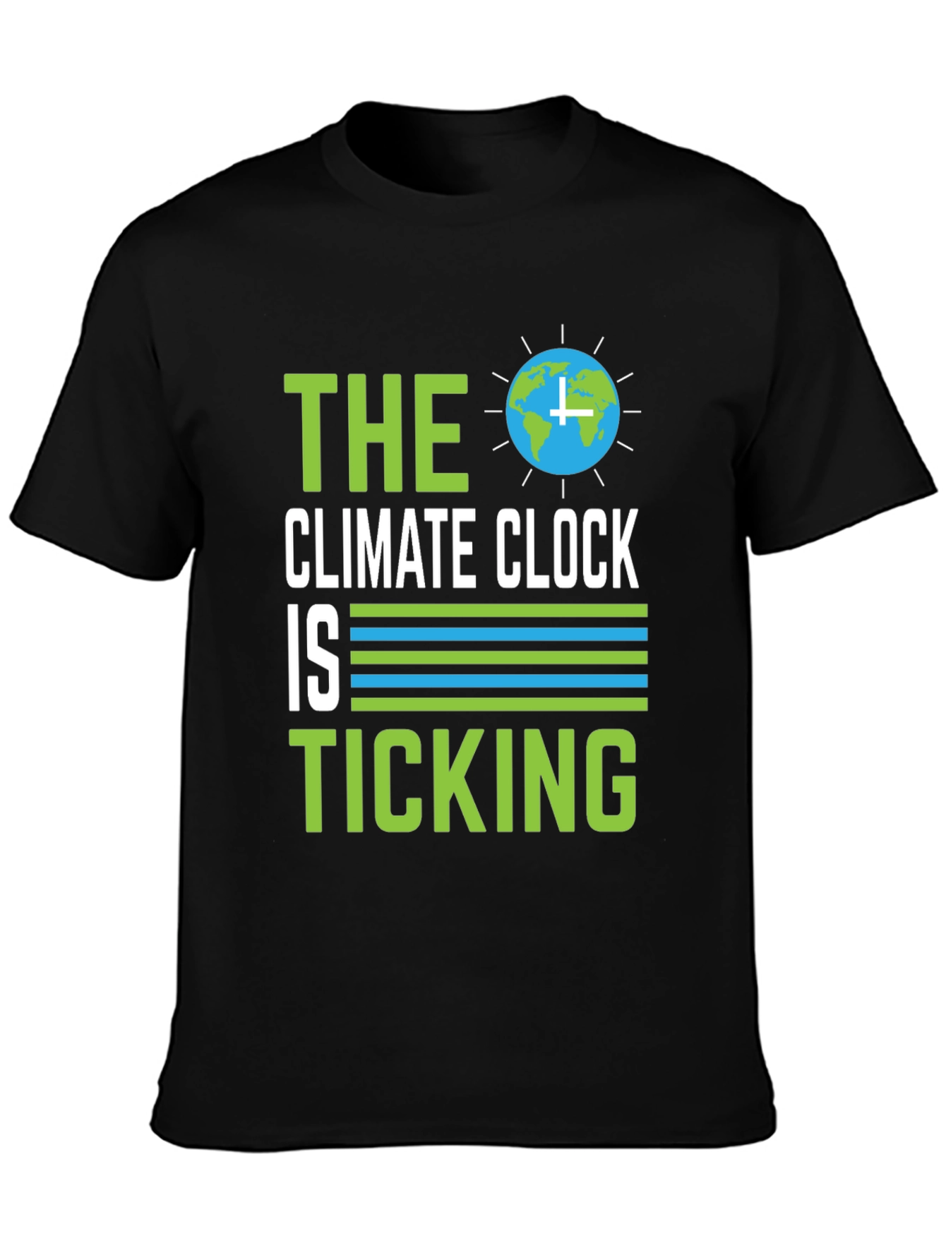 Climate Clock Ticking Graphic T-Shirt