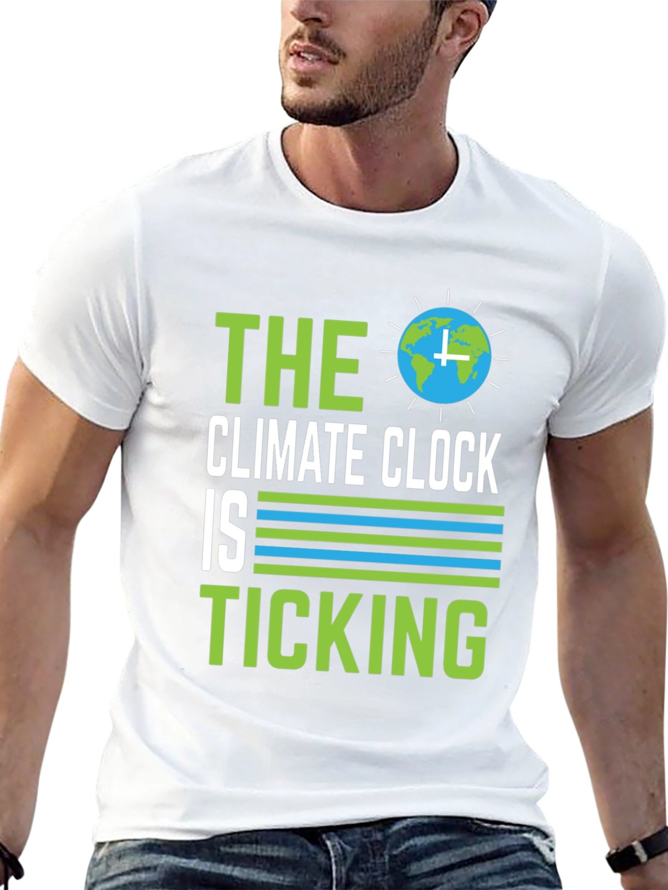 Climate Clock Ticking Graphic T-Shirt