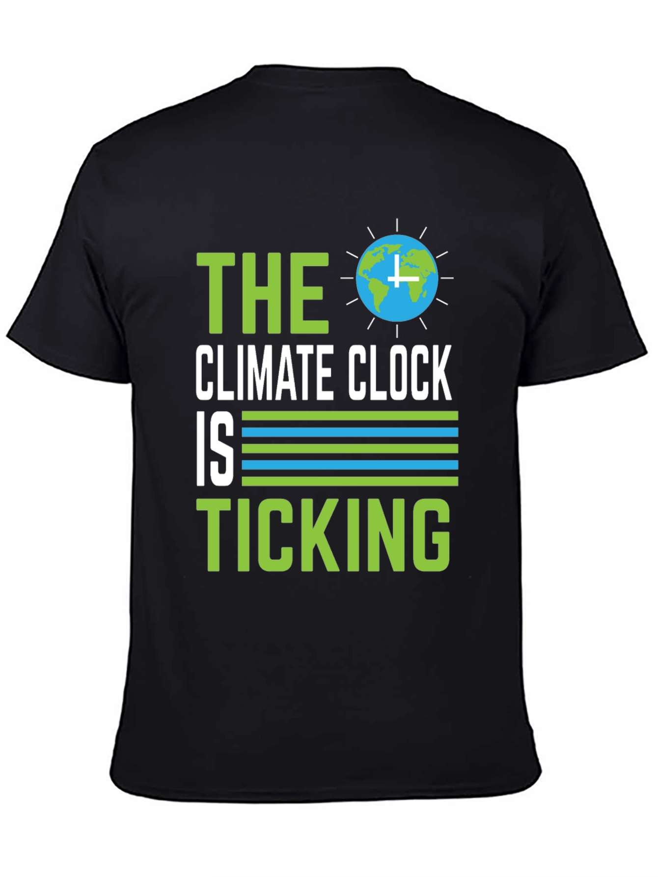 Climate Clock Ticking Graphic T-Shirt