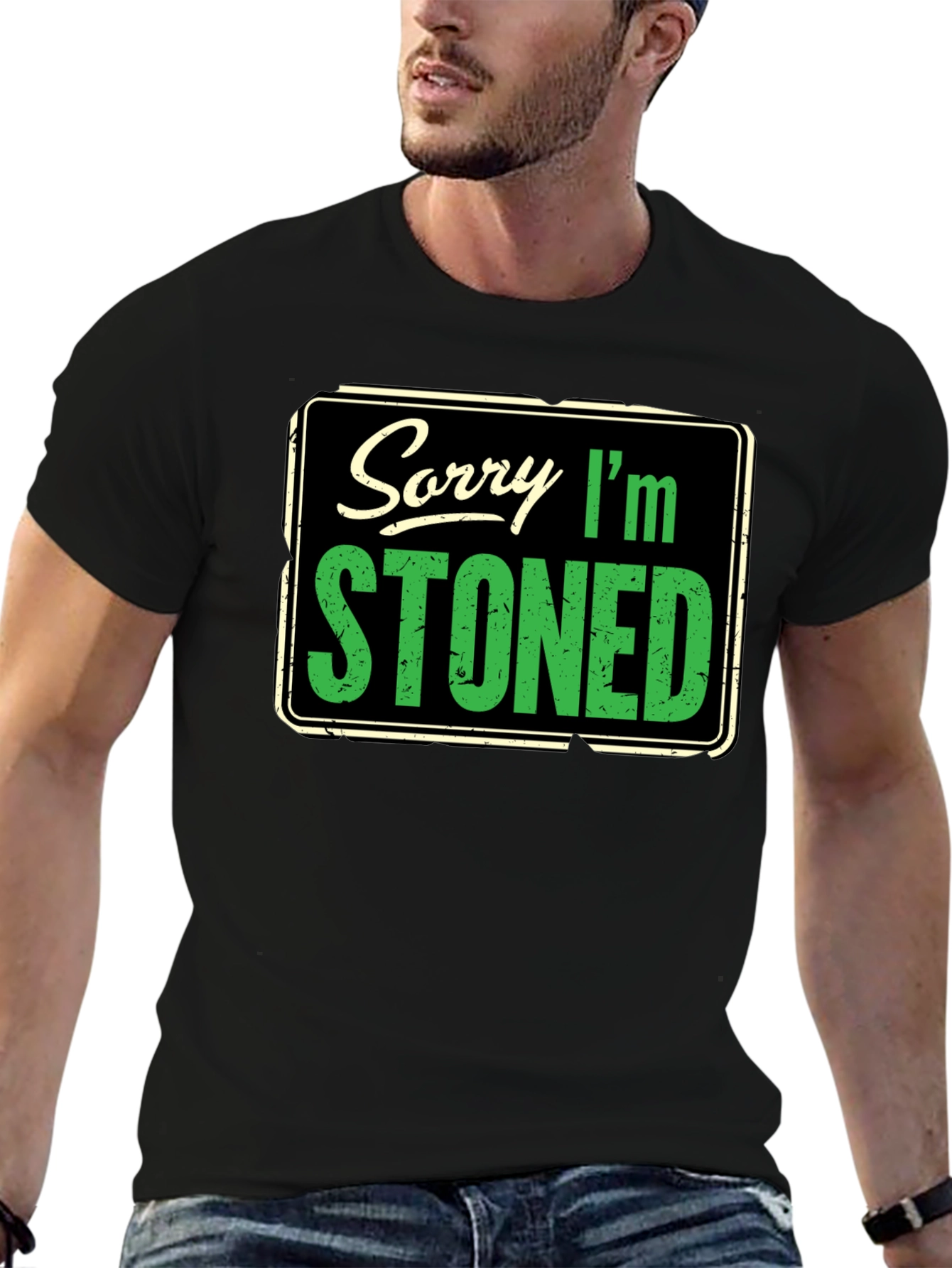 Sorry Im Stoned Graphic T-Shirt