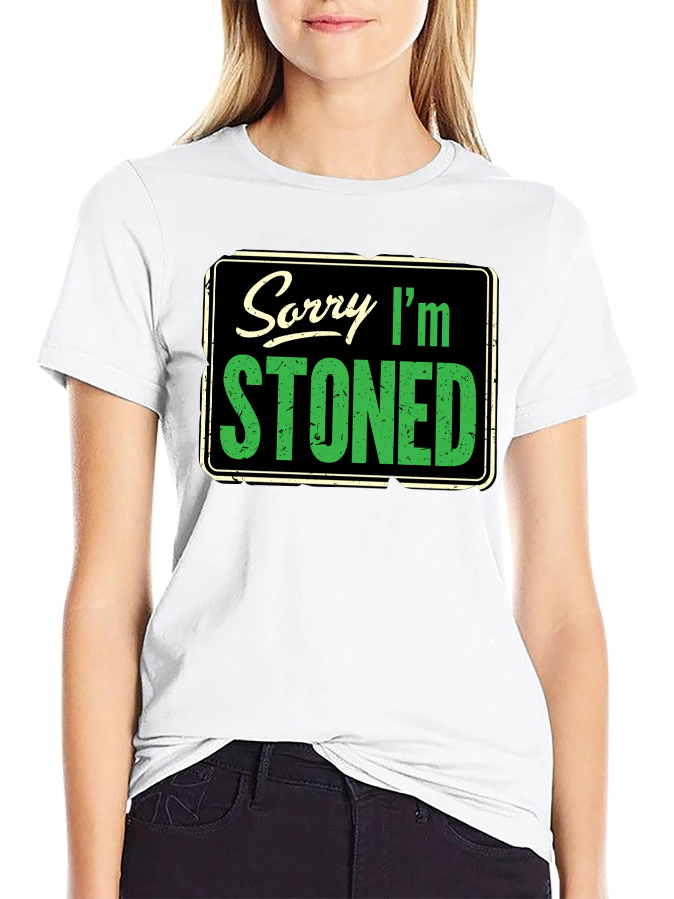 Sorry Im Stoned Graphic T-Shirt