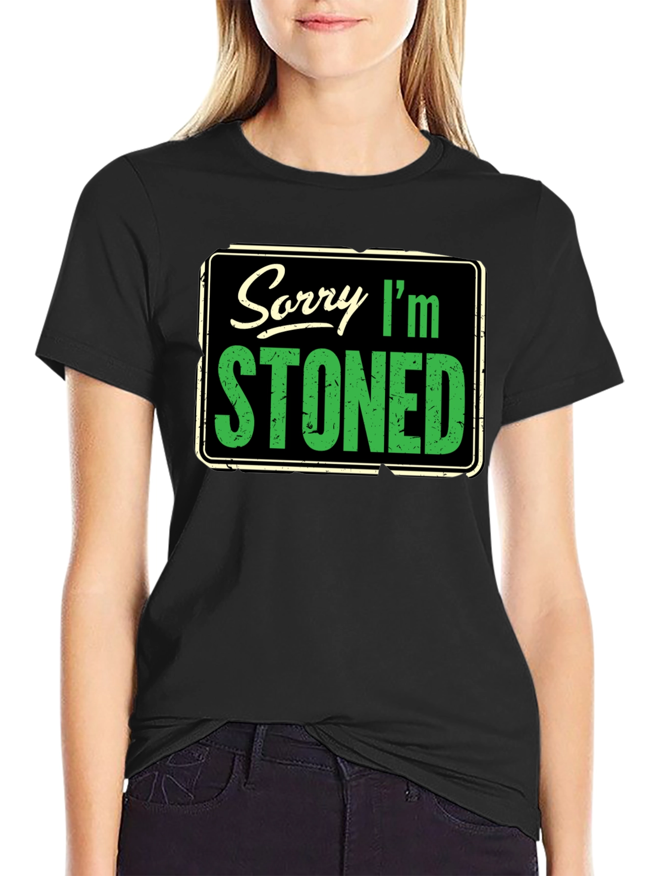 Sorry Im Stoned Graphic T-Shirt