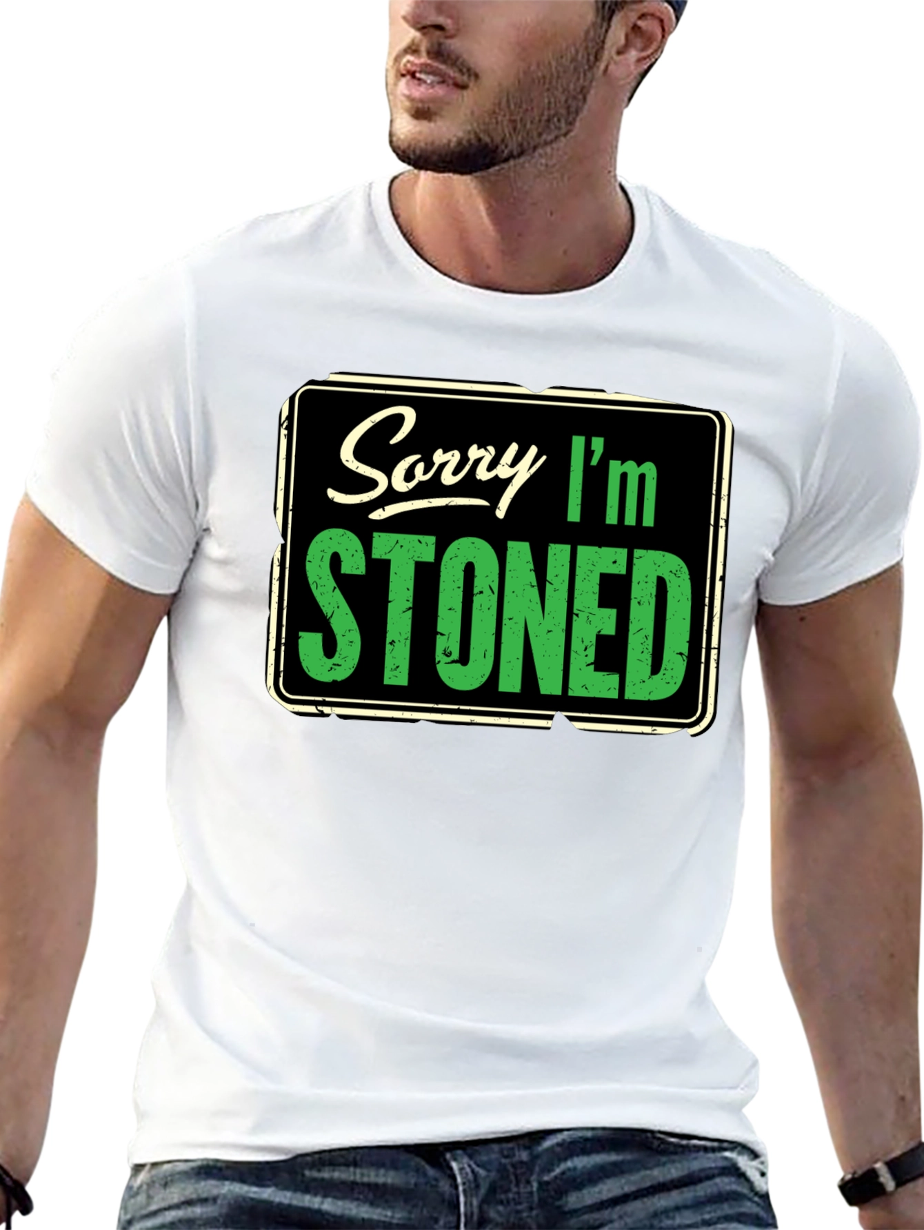 Sorry Im Stoned Graphic T-Shirt
