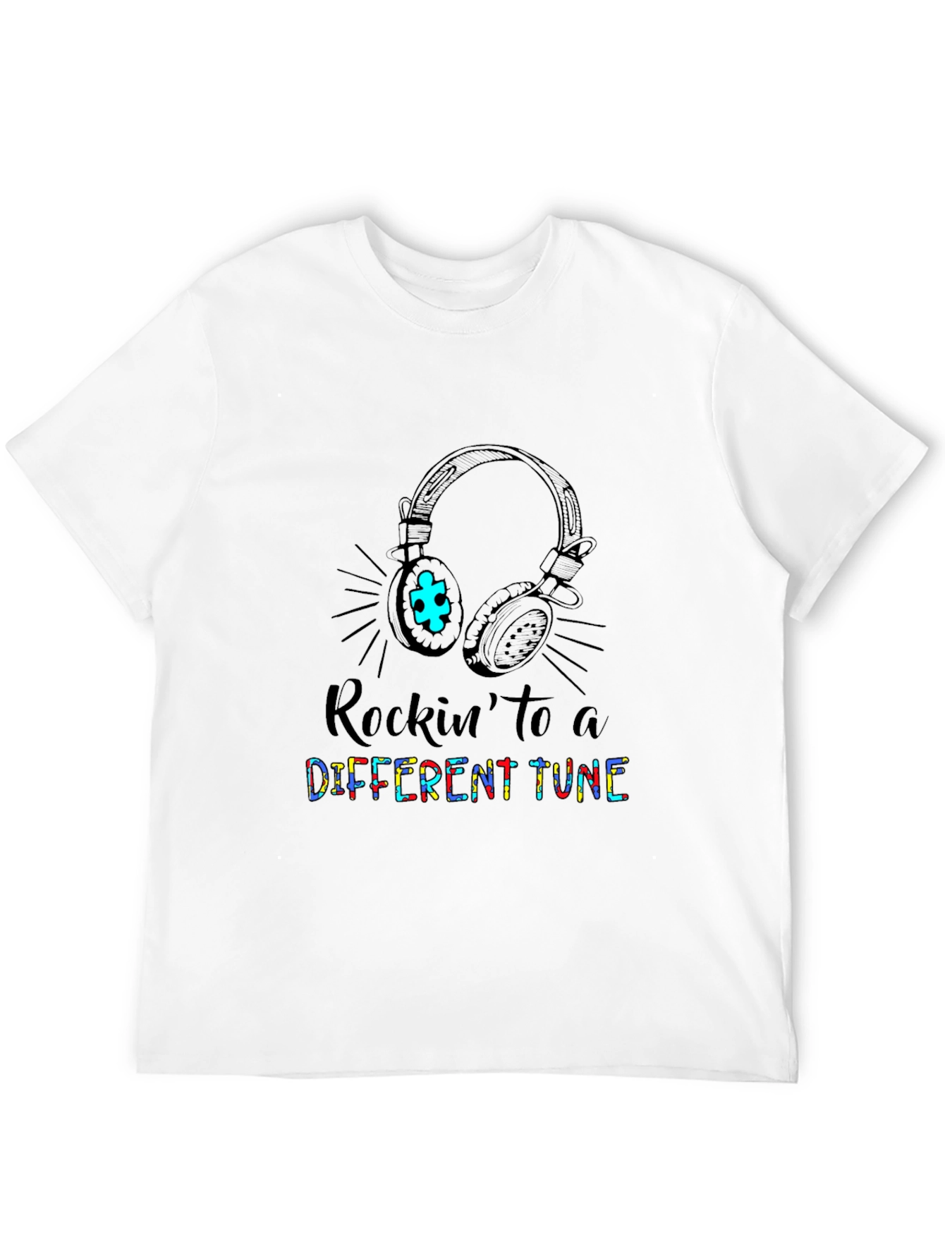 Rockin to a Different Tune Autism Awareness T-Shirt