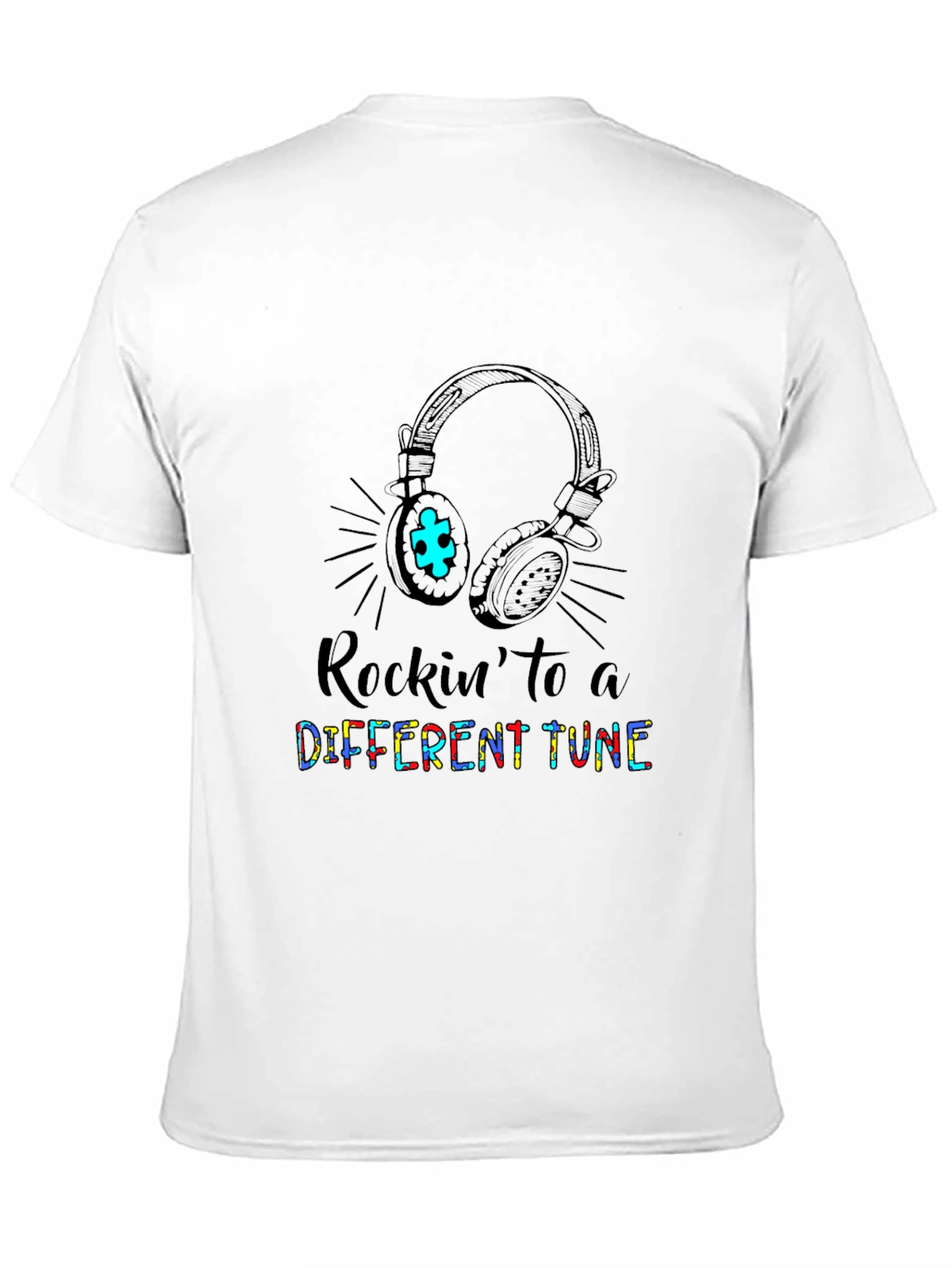 Rockin to a Different Tune Autism Awareness T-Shirt