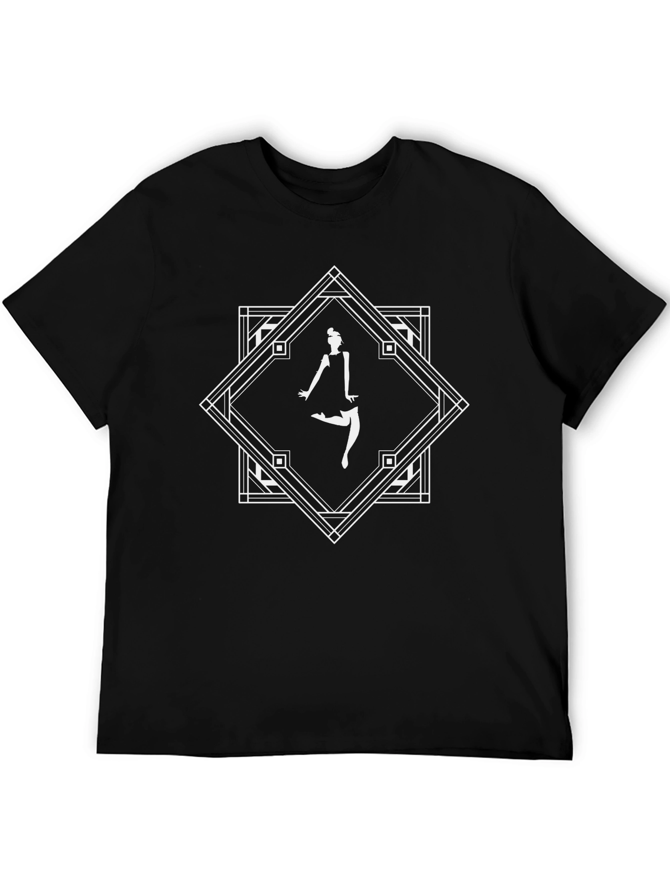 Art Deco Dancer Tee - Retro Style