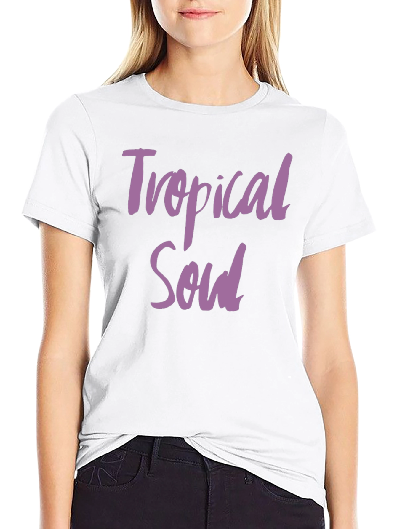 Tropical Soul Graphic Tee - Black