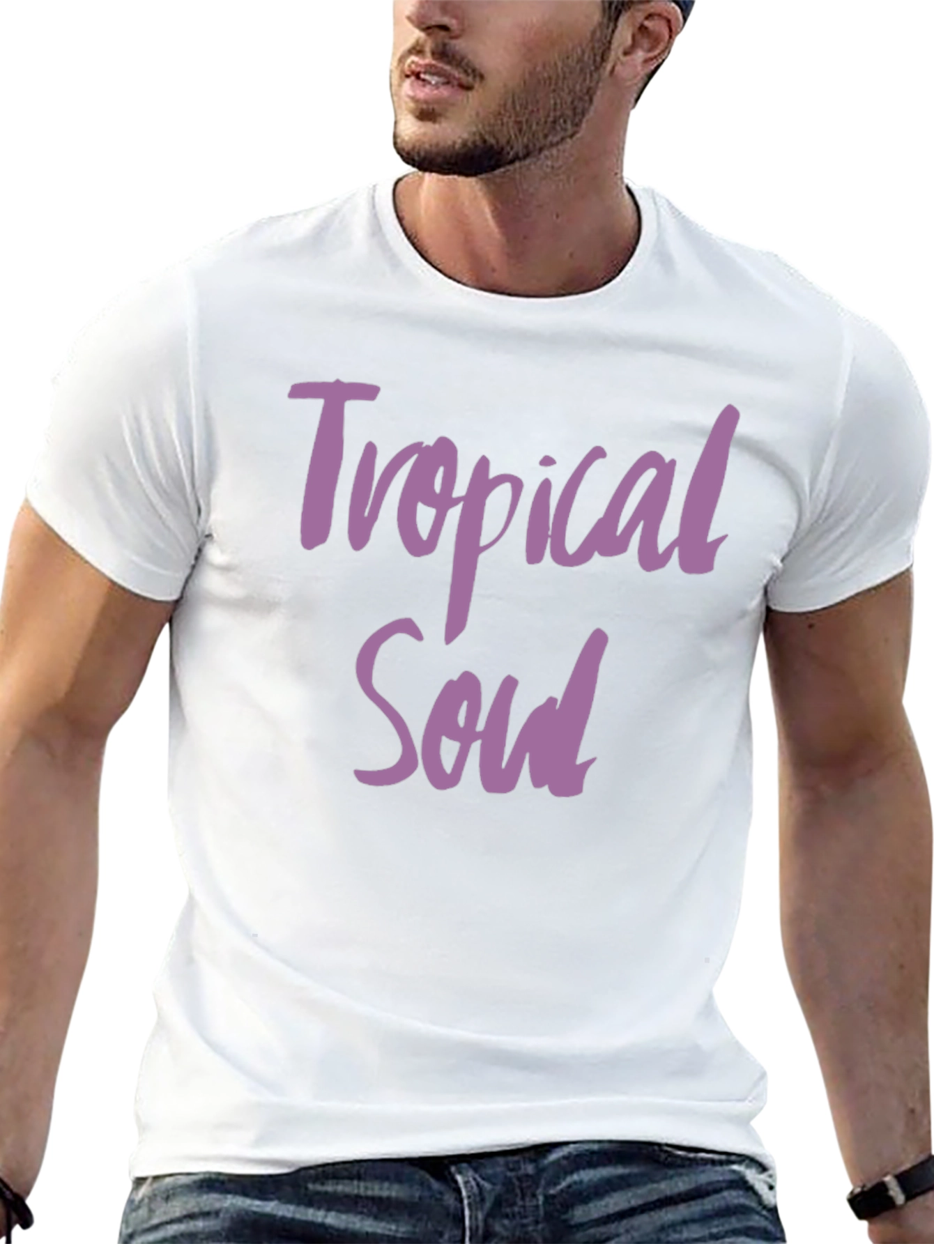 Tropical Soul Graphic Tee - Black