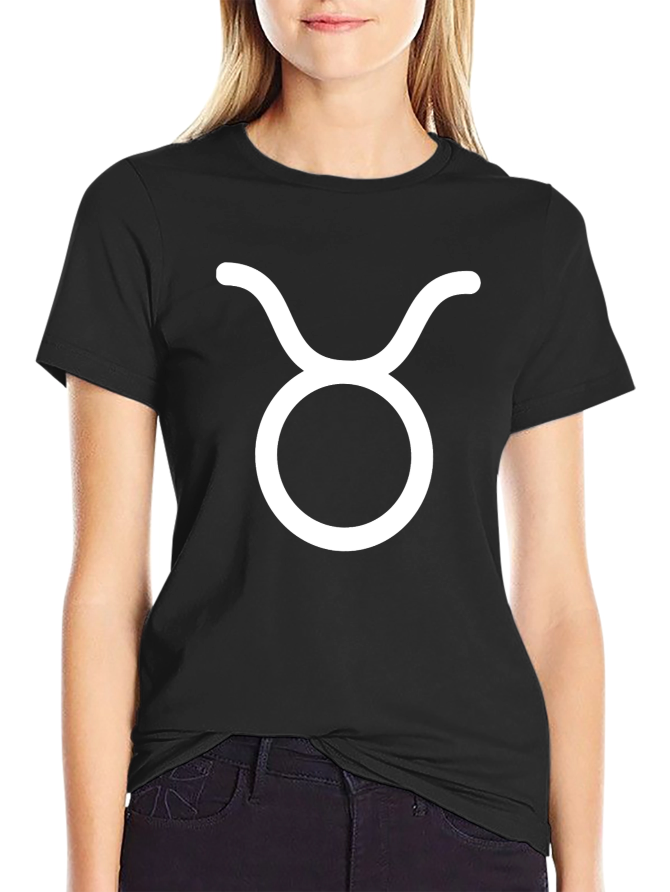 Taurus Zodiac Sign Black Graphic Tee