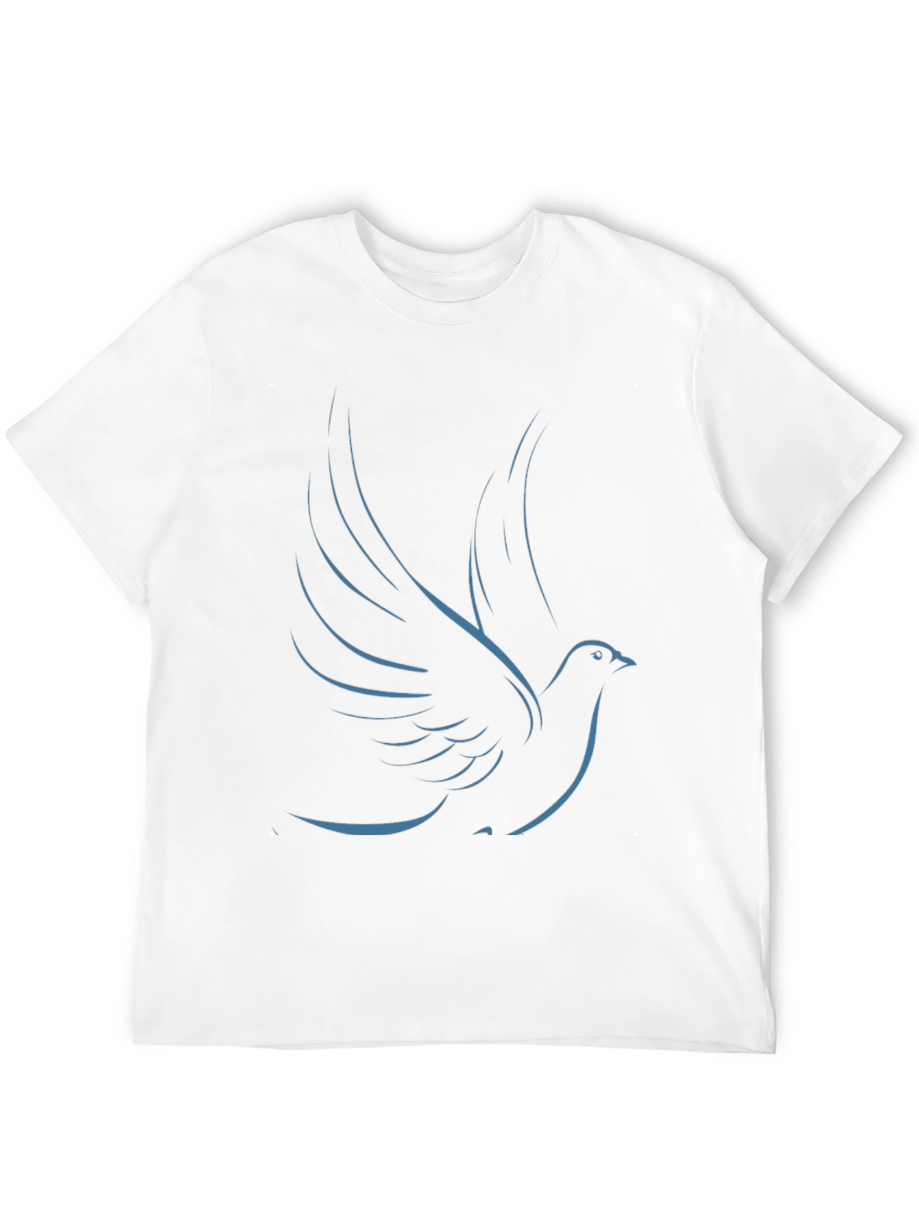 Dove Graphic Tee - Sleek & Stylish Black T-Shirt