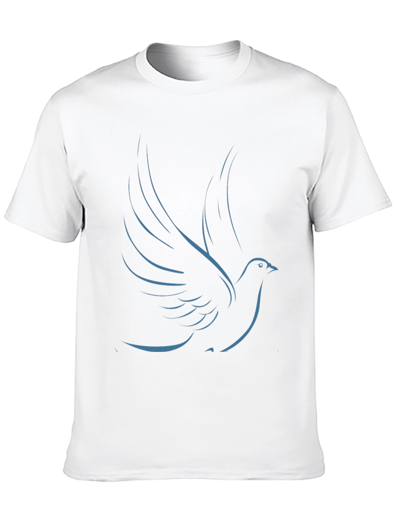 Dove Graphic Tee - Sleek & Stylish Black T-Shirt
