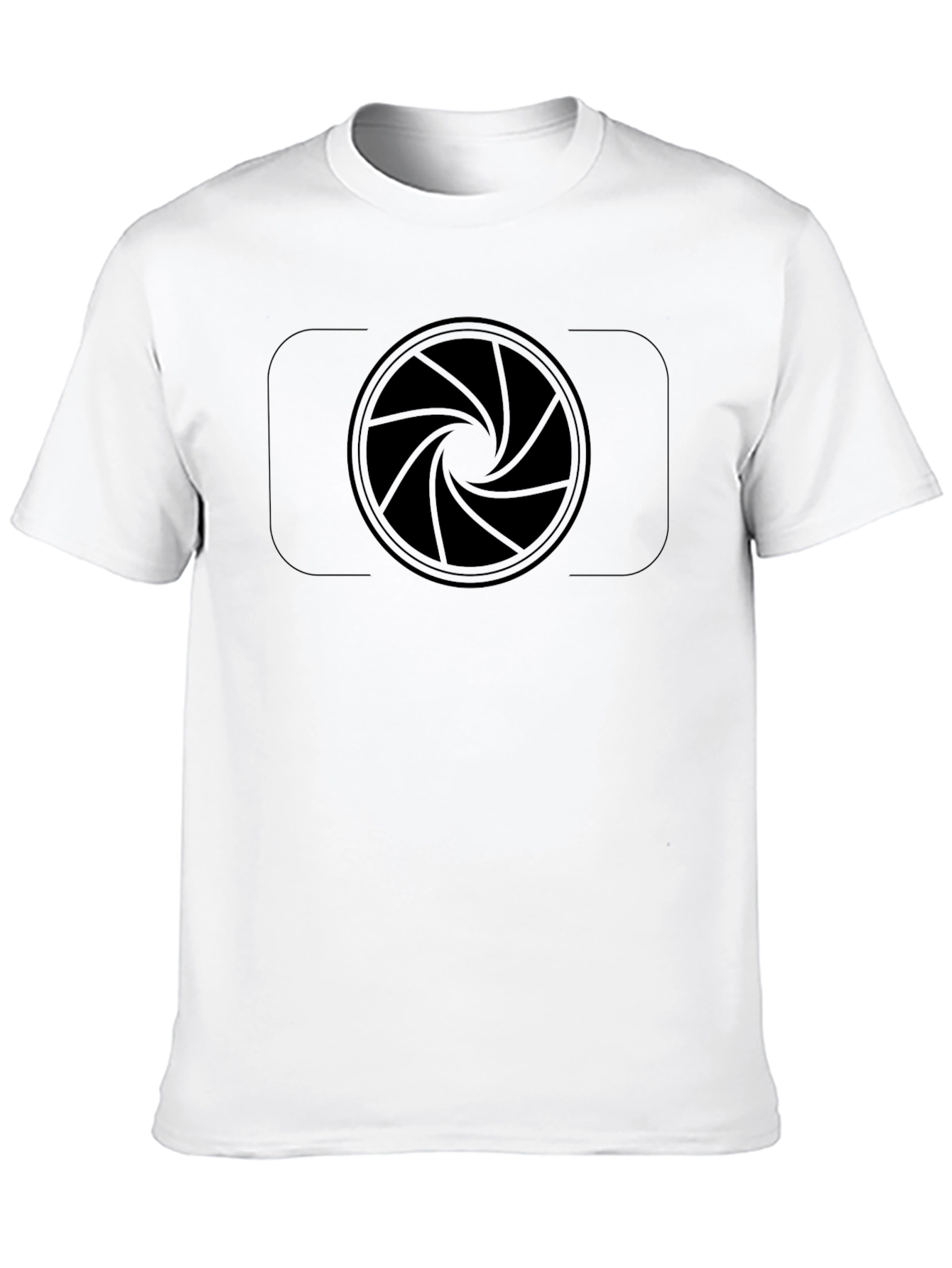 Camera Lens Graphic T-Shirt - Black