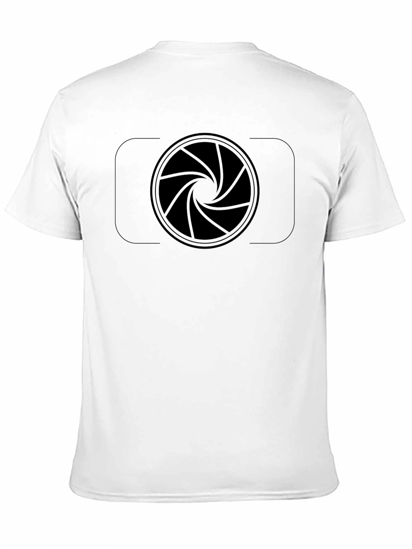 Camera Lens Graphic T-Shirt - Black