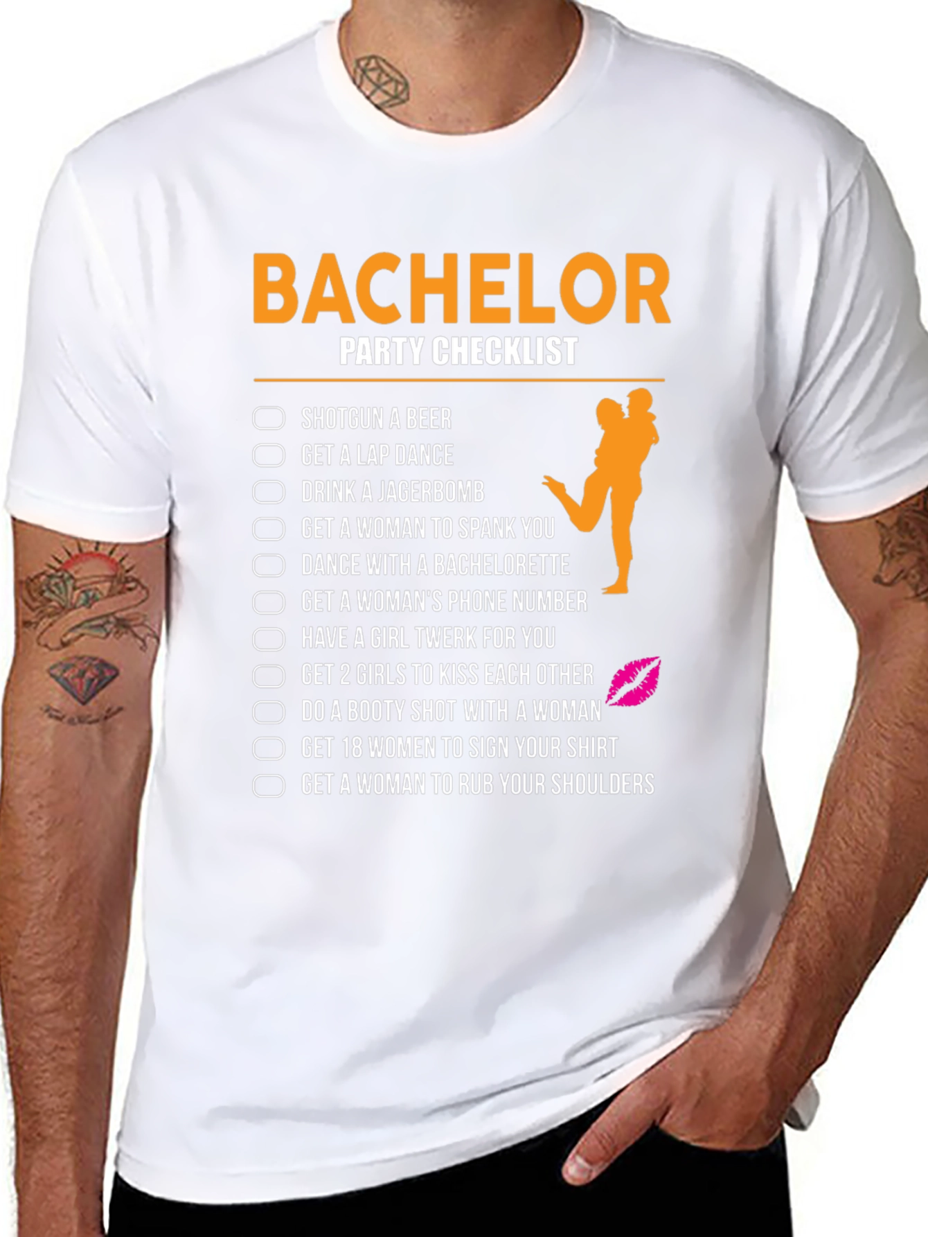 Bachelor Party Checklist T-Shirt