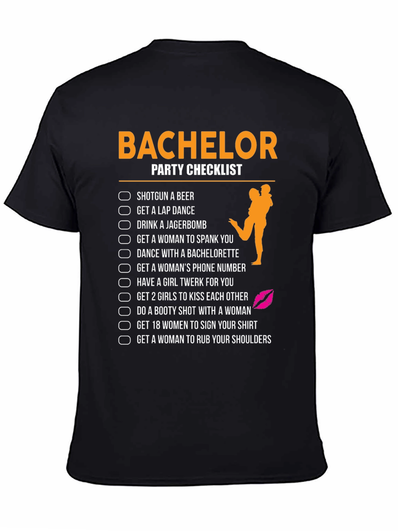 Bachelor Party Checklist T-Shirt