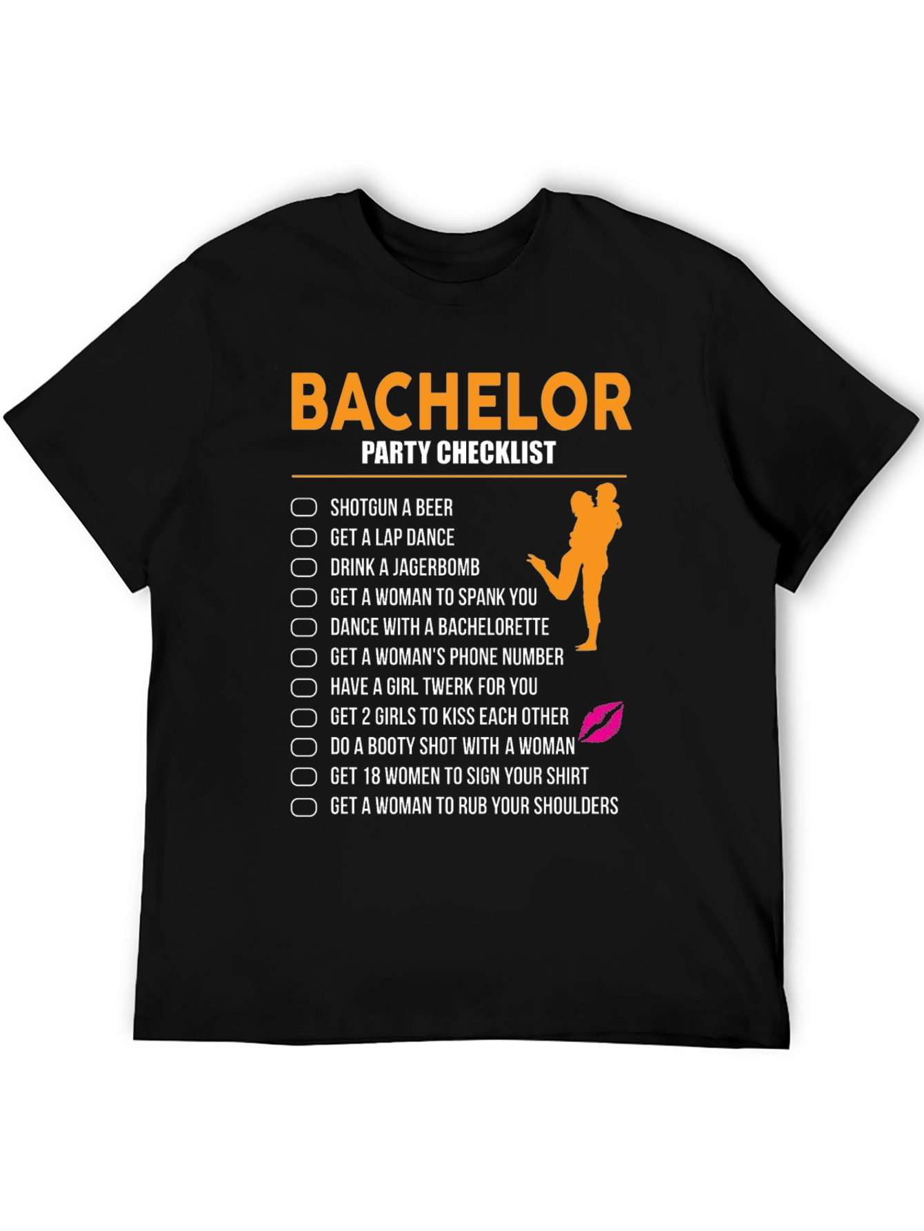 Bachelor Party Checklist T-Shirt