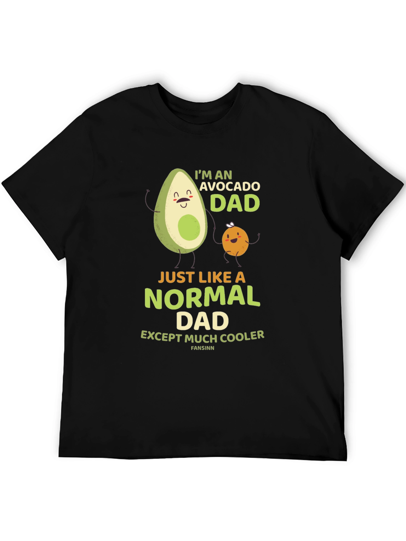 Avocado Dad Graphic T-Shirt - Cool Fathers Day Tee