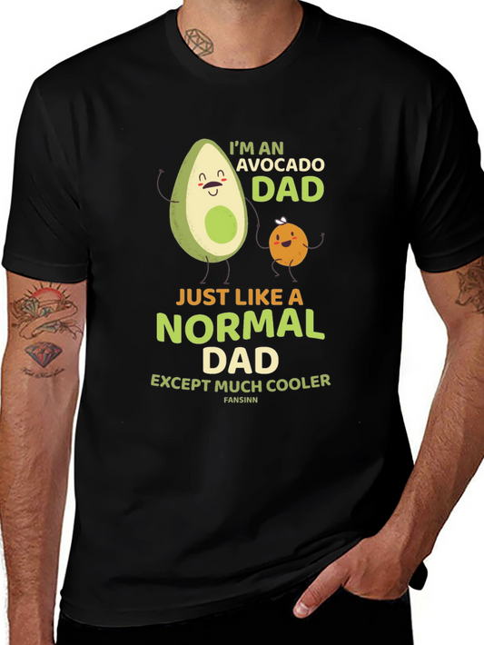 Avocado Dad Graphic T-Shirt - Cool Fathers Day Tee
