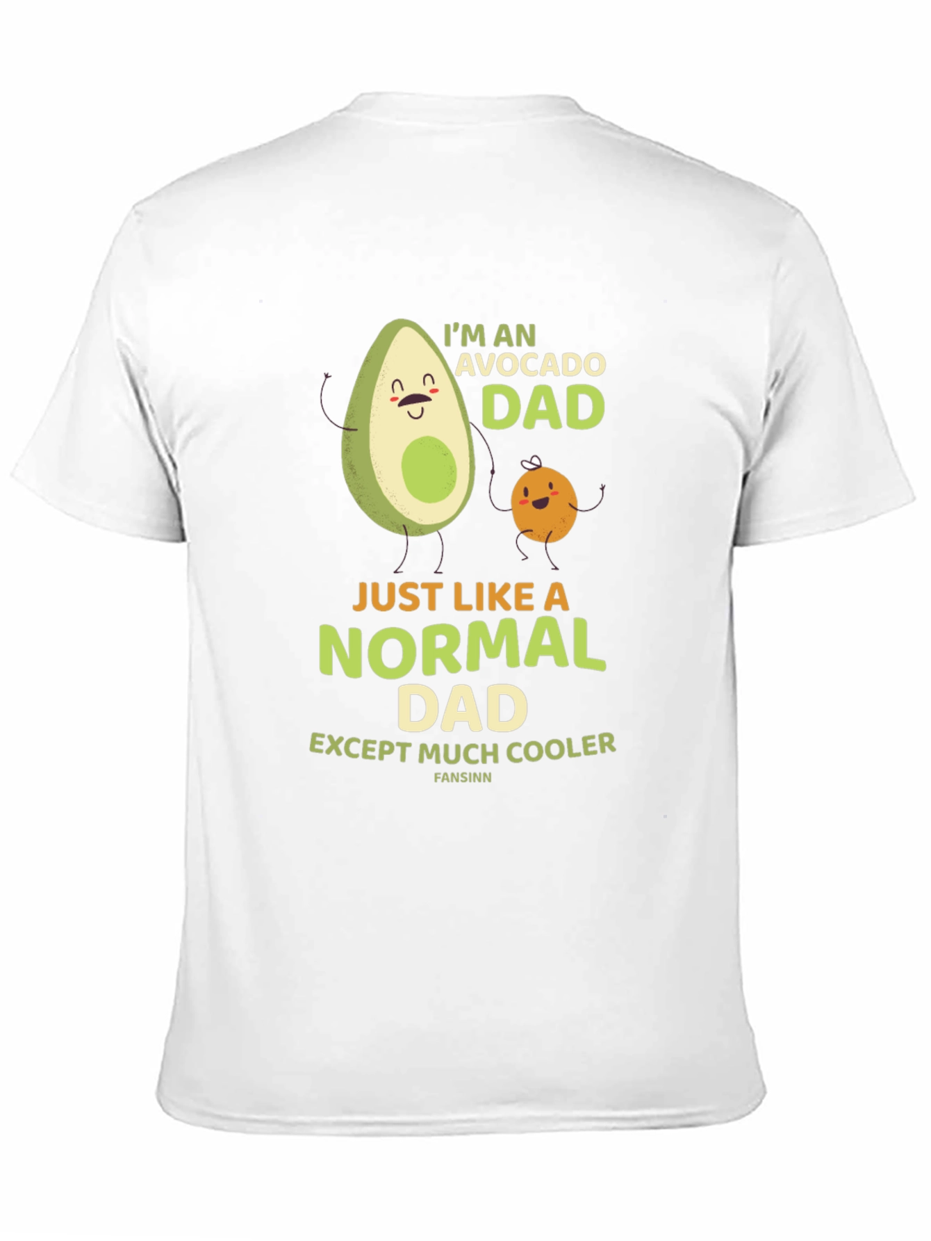 Avocado Dad Graphic T-Shirt - Cool Fathers Day Tee