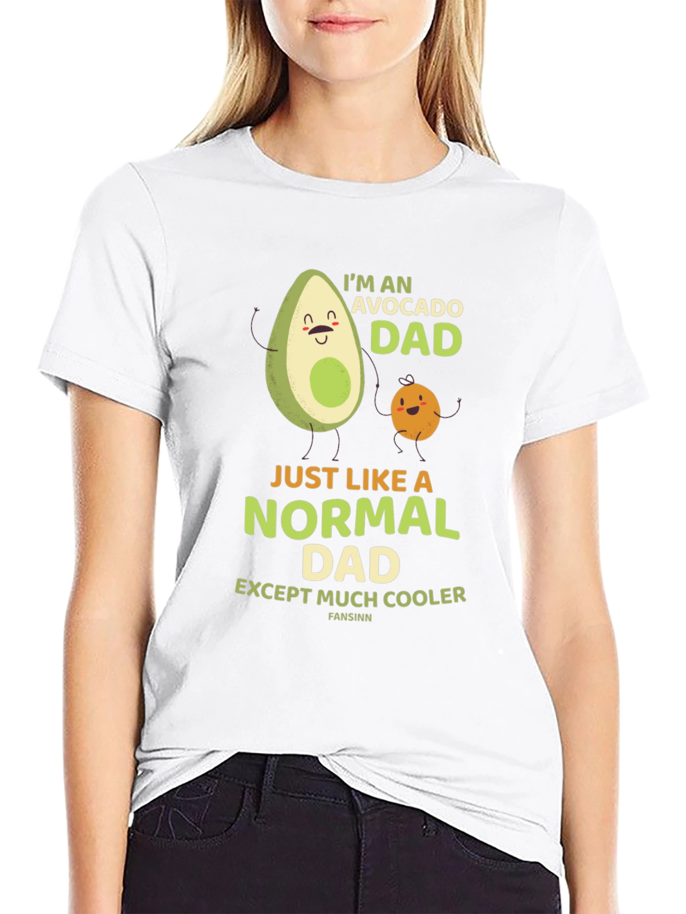 Avocado Dad Graphic T-Shirt - Cool Fathers Day Tee