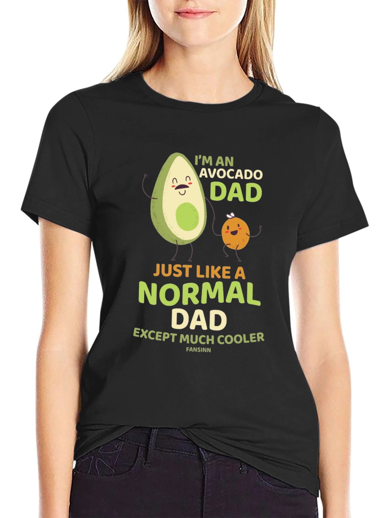 Avocado Dad Graphic T-Shirt - Cool Fathers Day Tee