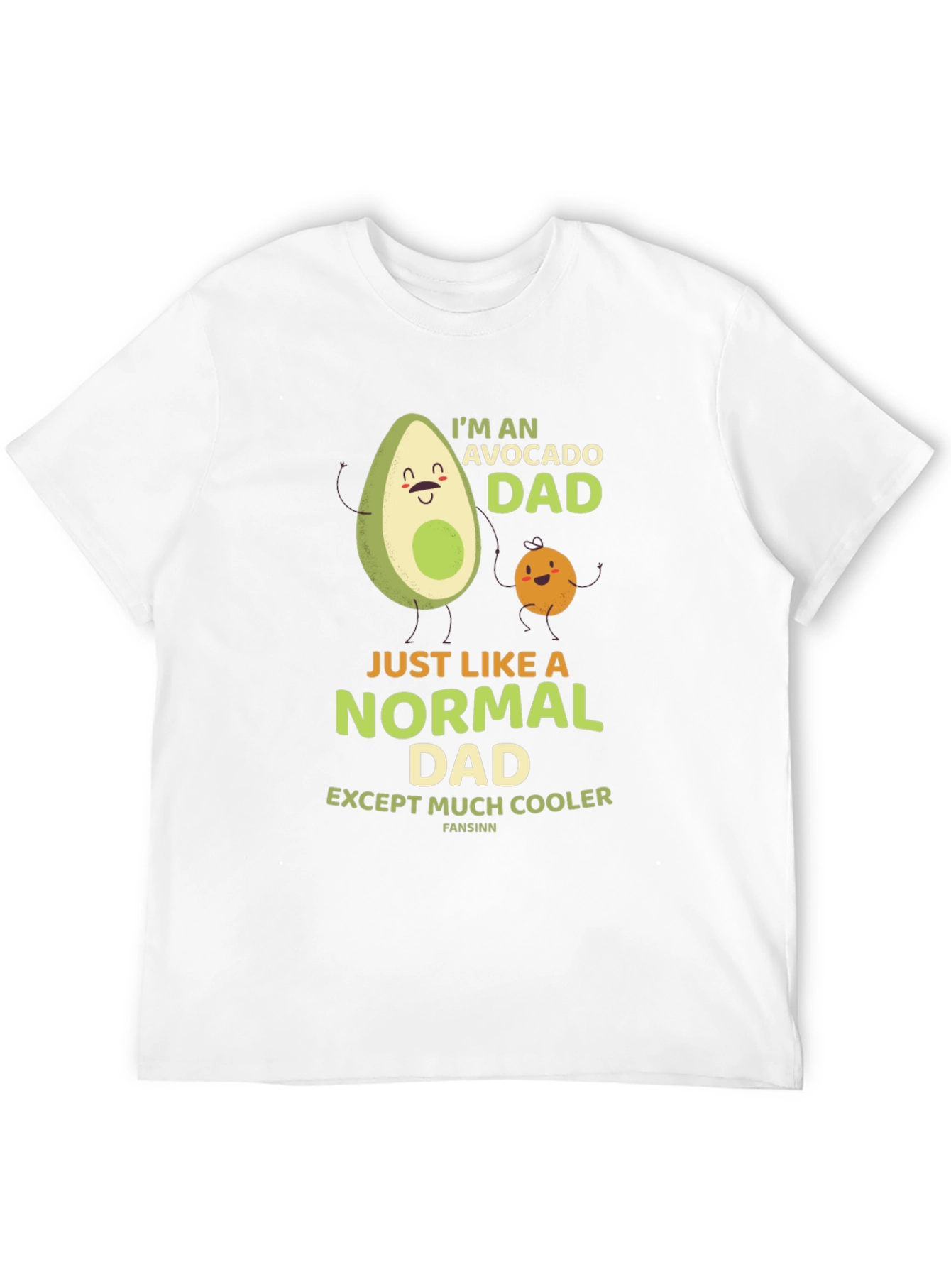 Avocado Dad Graphic T-Shirt - Cool Fathers Day Tee