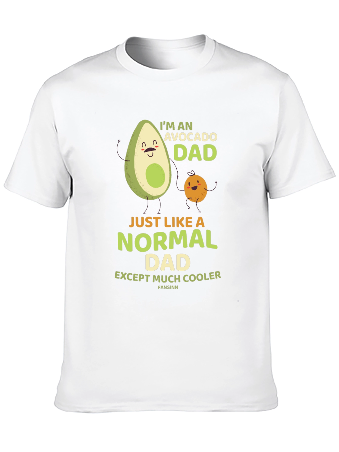 Avocado Dad Graphic T-Shirt - Cool Fathers Day Tee