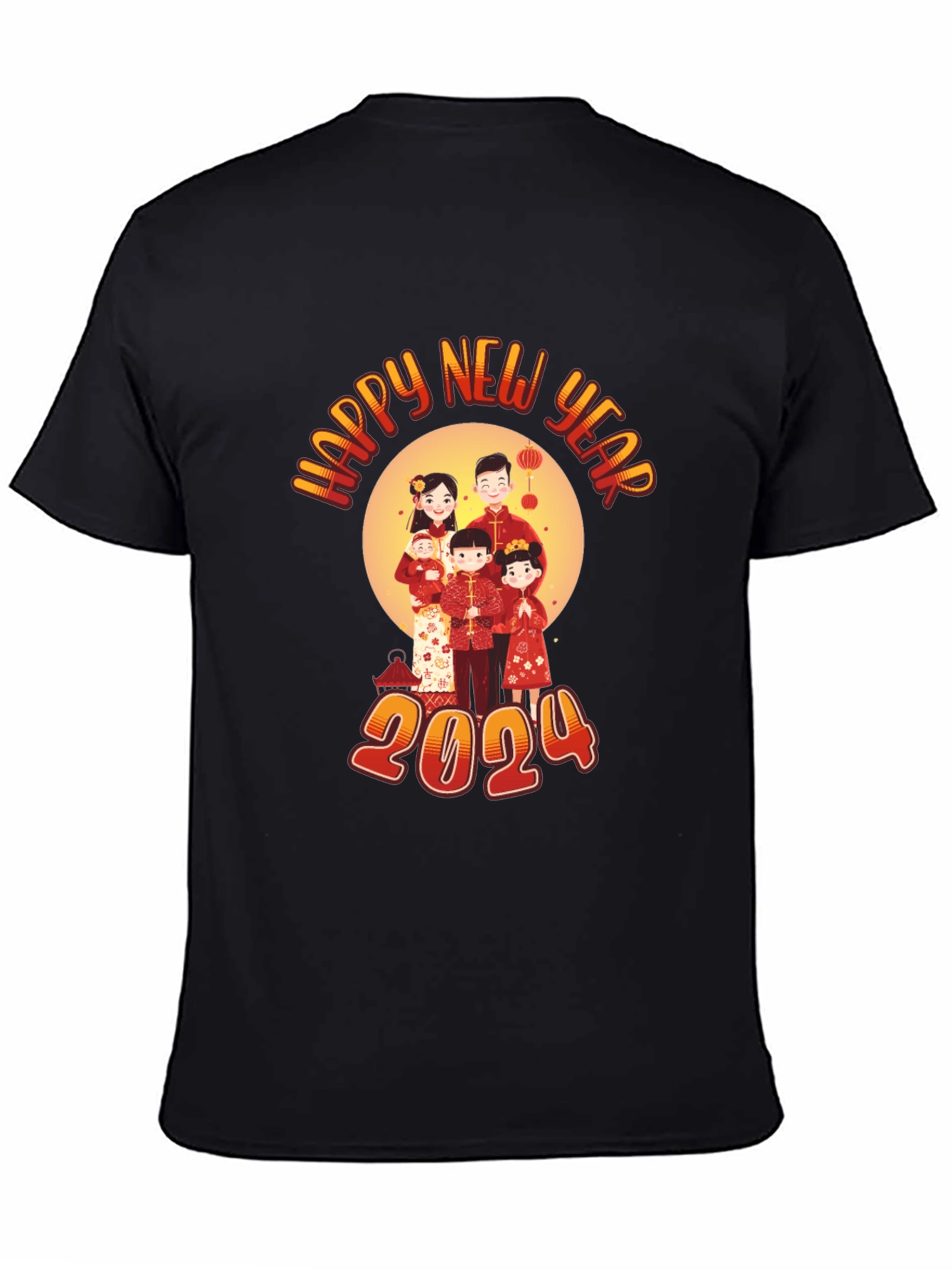 Happy New Year 2024 Family T-Shirt