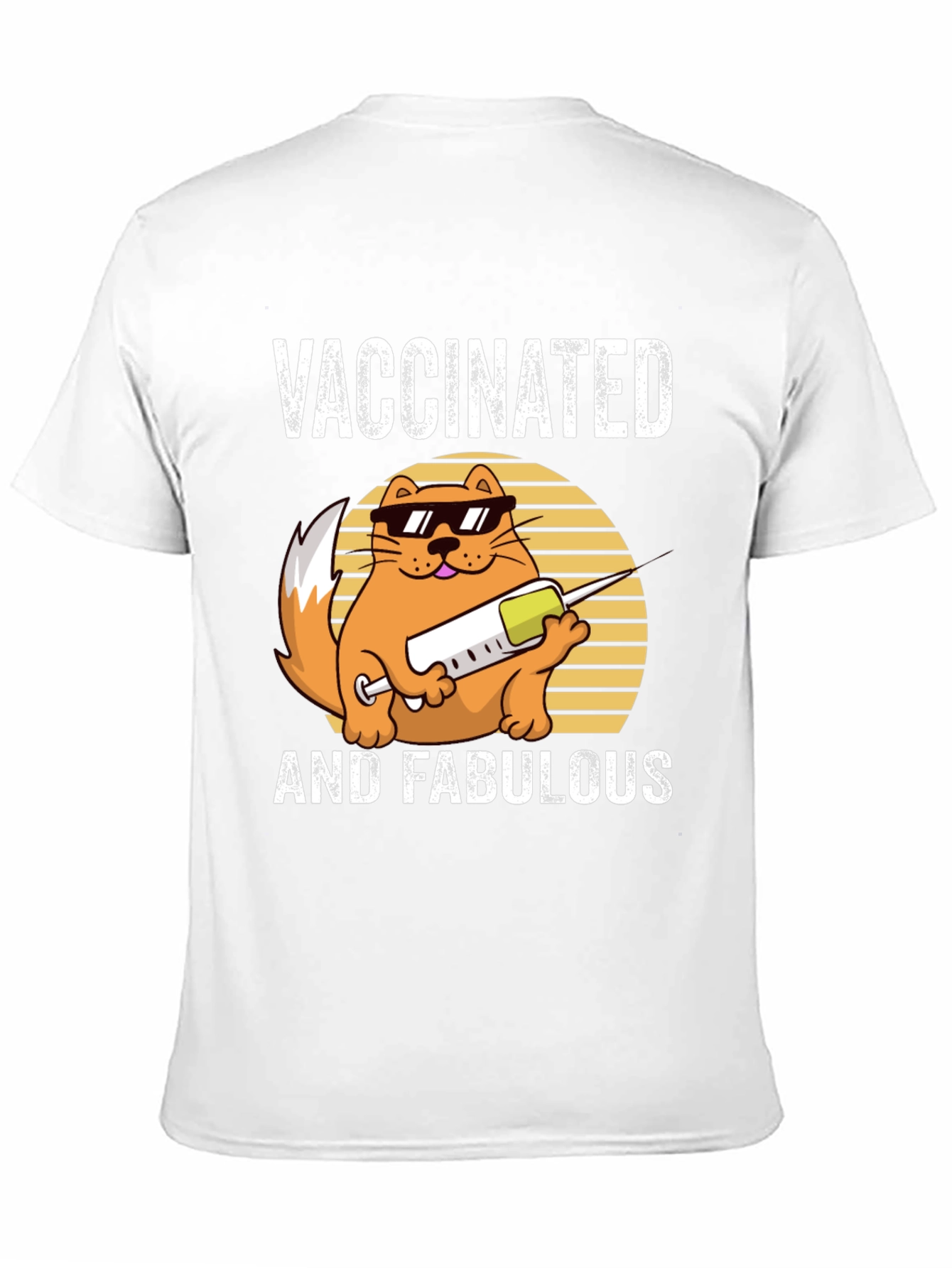 Vaccinated and Fabulous Cat T-Shirt