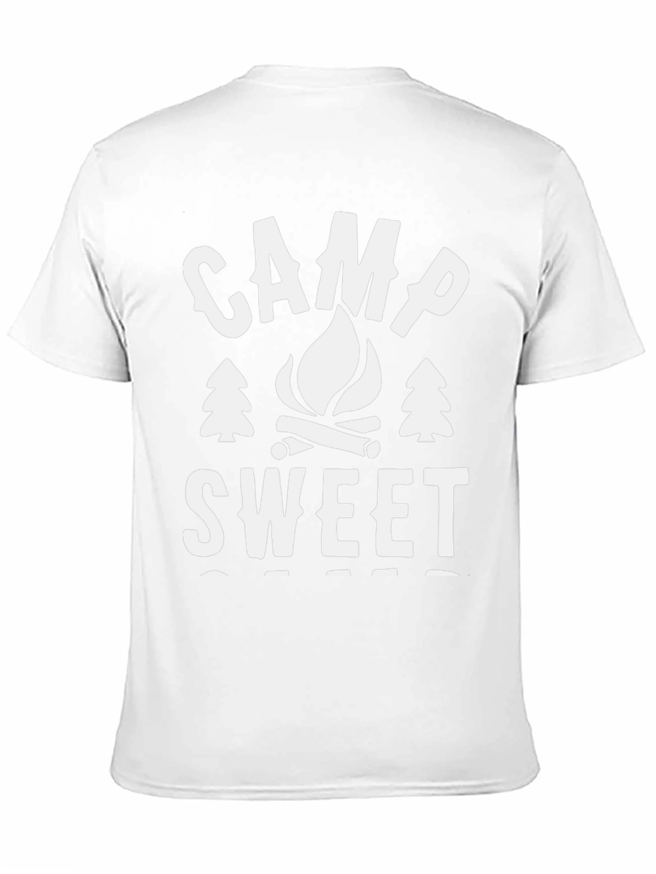 Camp Sweet T-Shirt - Black Camping Graphic Tee