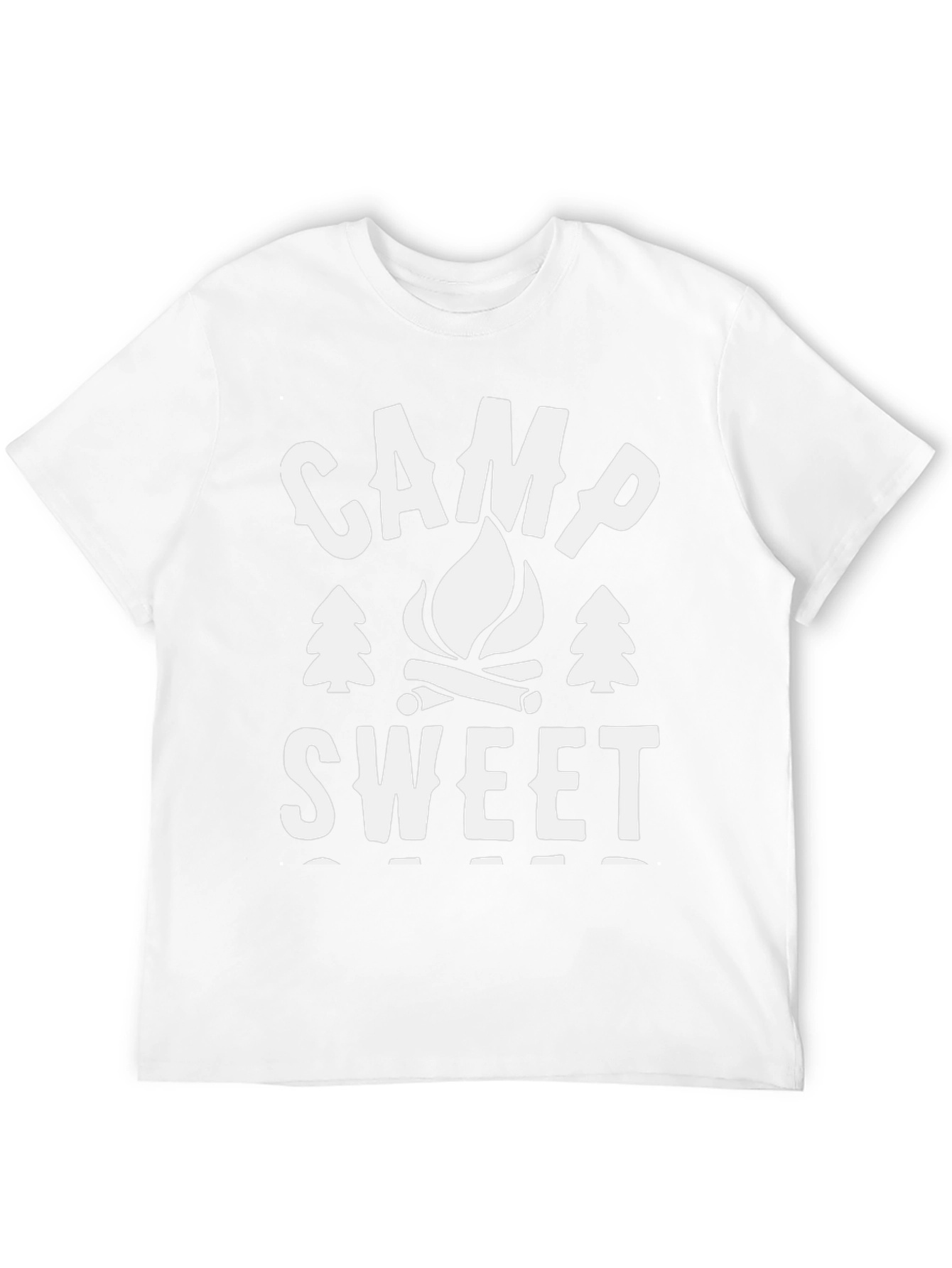 Camp Sweet T-Shirt - Black Camping Graphic Tee