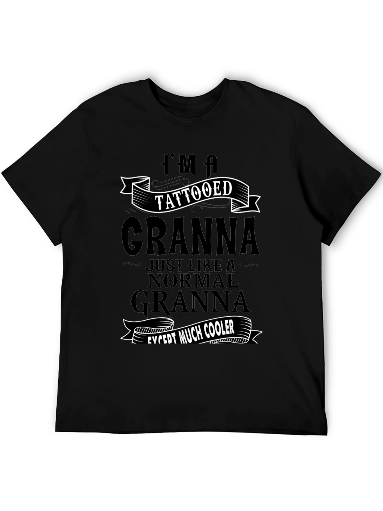 Tattooed Granna T-Shirt - Cool Grandma Tee