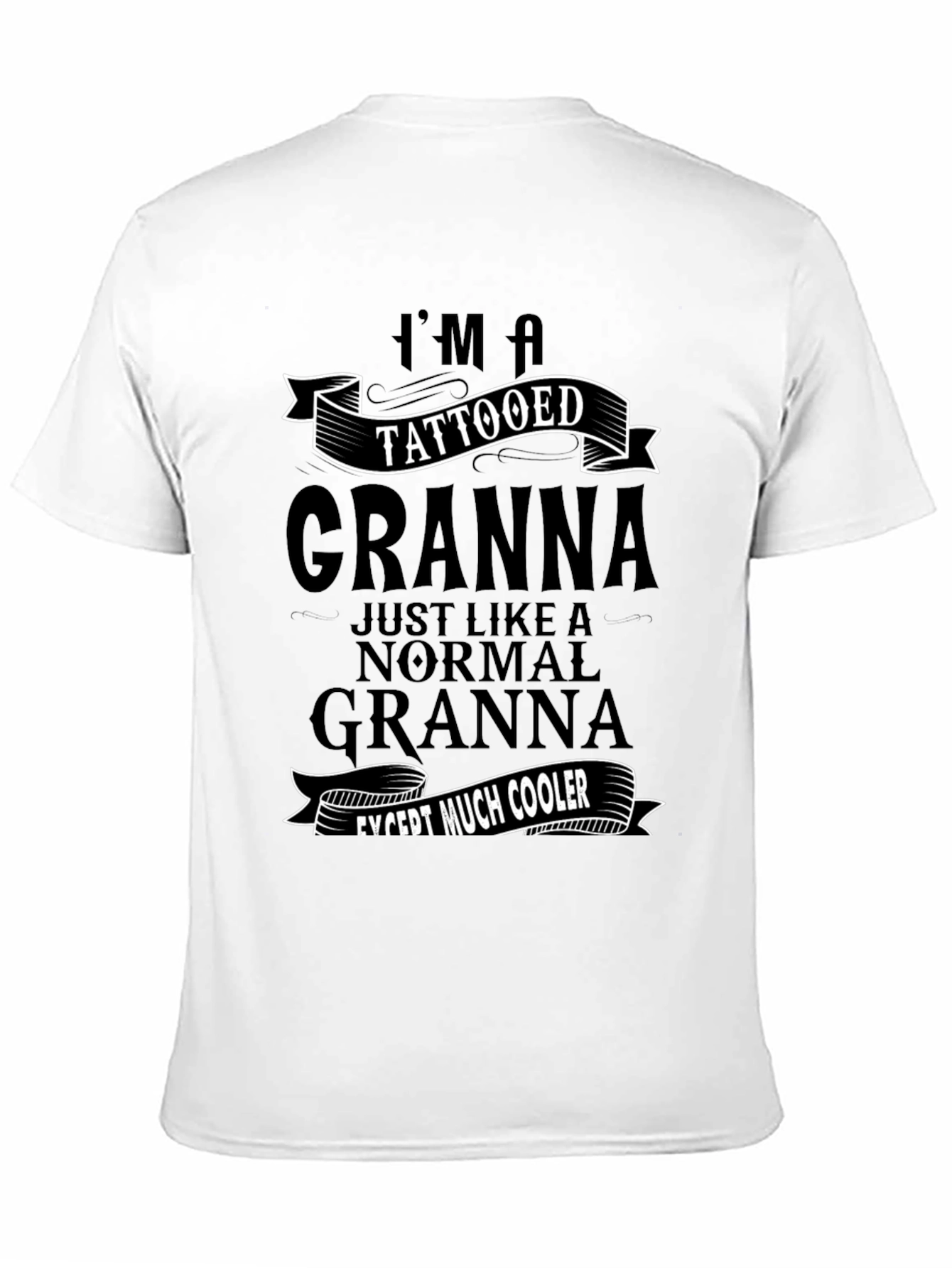 Tattooed Granna T-Shirt - Cool Grandma Tee