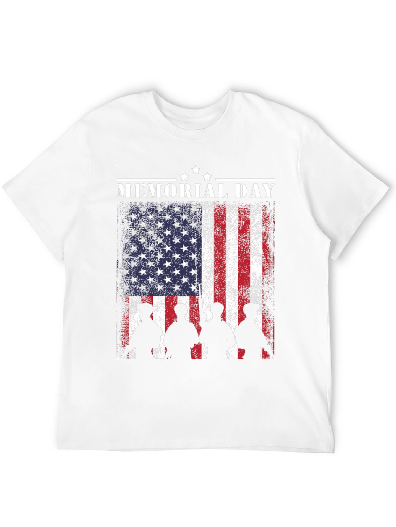 Memorial Day Flag Graphic T-Shirt