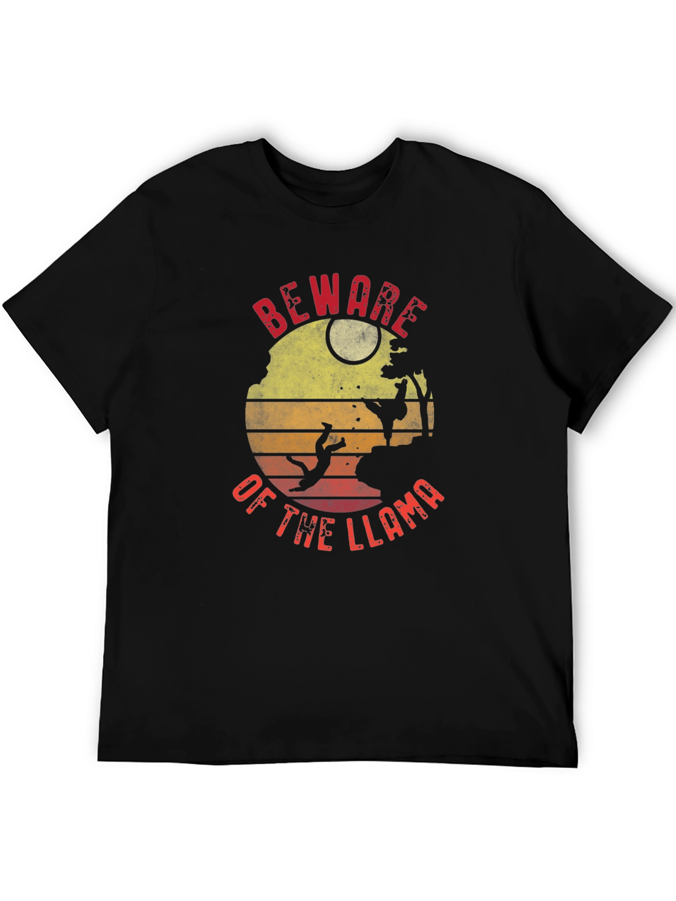 Beware of the Llama Graphic T-Shirt