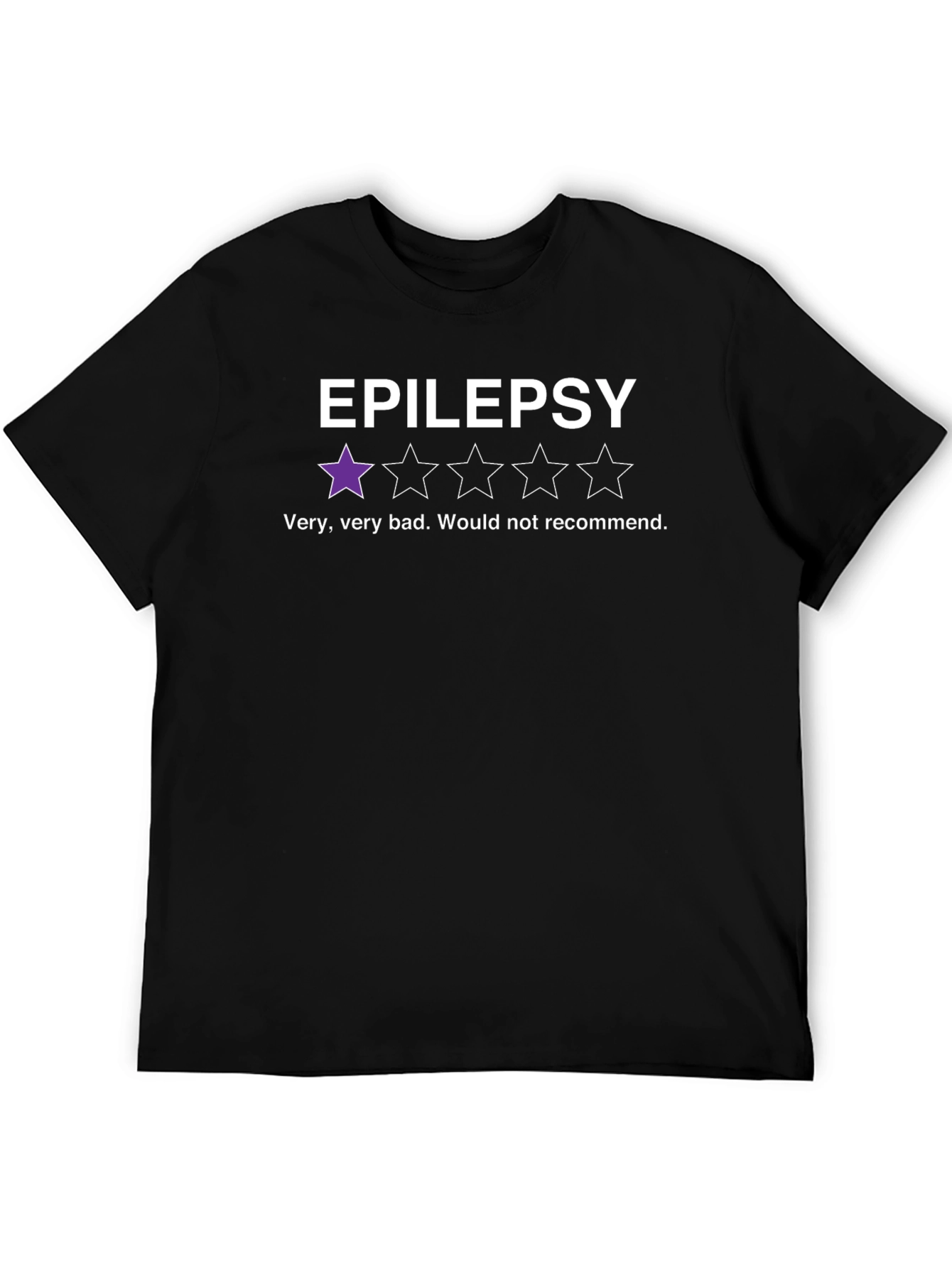 Epilepsy One-Star Review Graphic T-Shirt