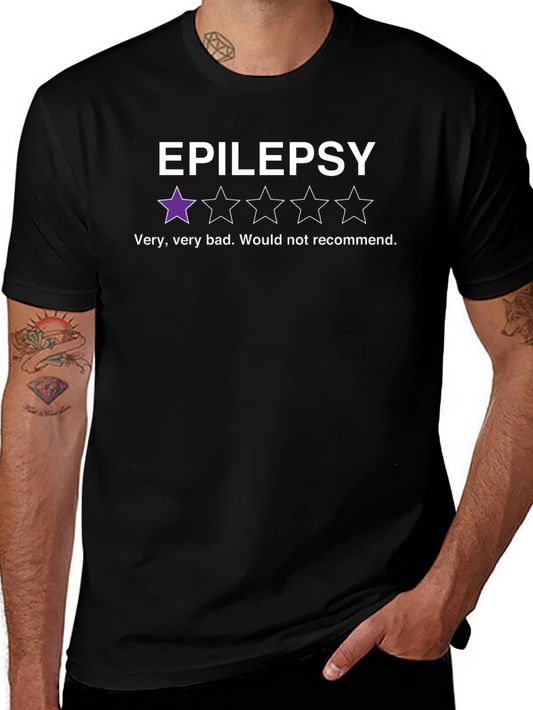 Epilepsy One-Star Review Graphic T-Shirt
