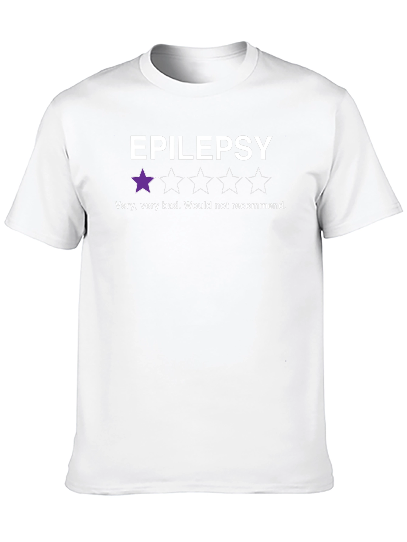 Epilepsy One-Star Review Graphic T-Shirt