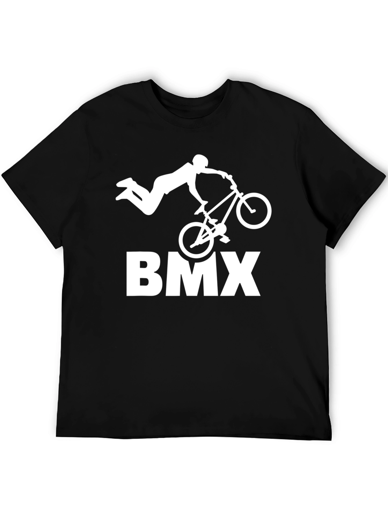 BMX Stunt T-Shirt - Black Graphic Tee