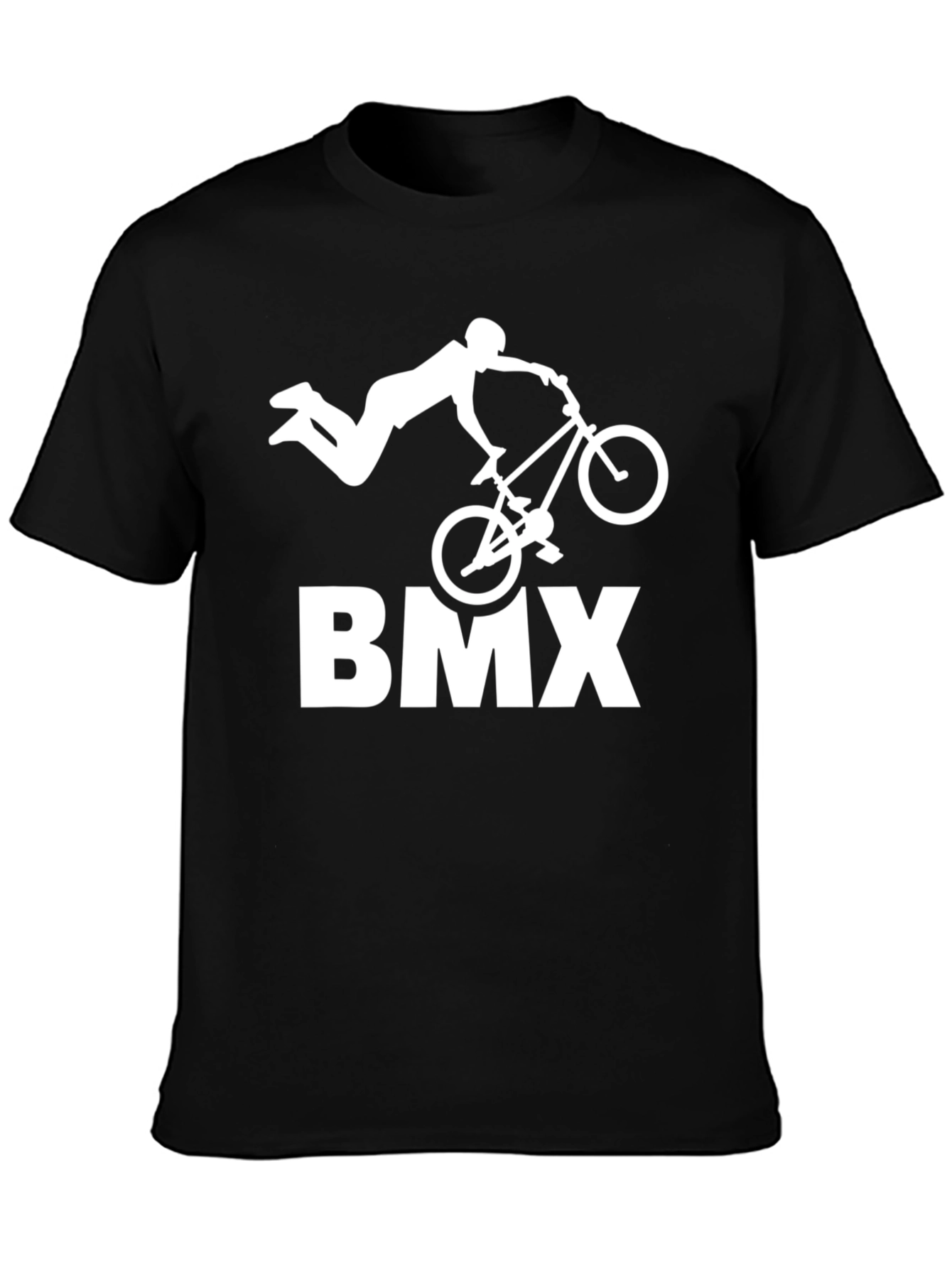 BMX Stunt T-Shirt - Black Graphic Tee