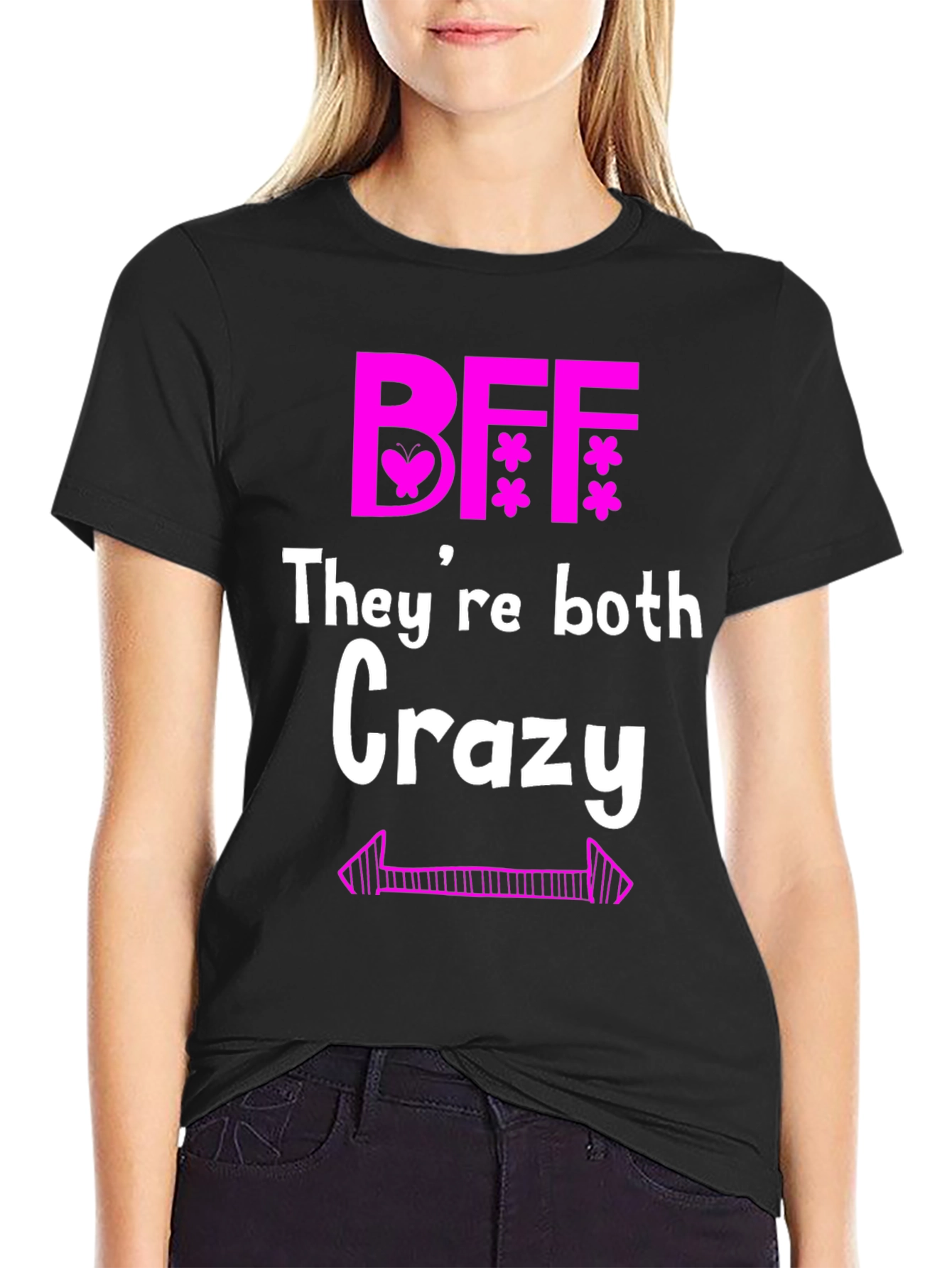 Crazy BFF Matching T-Shirt