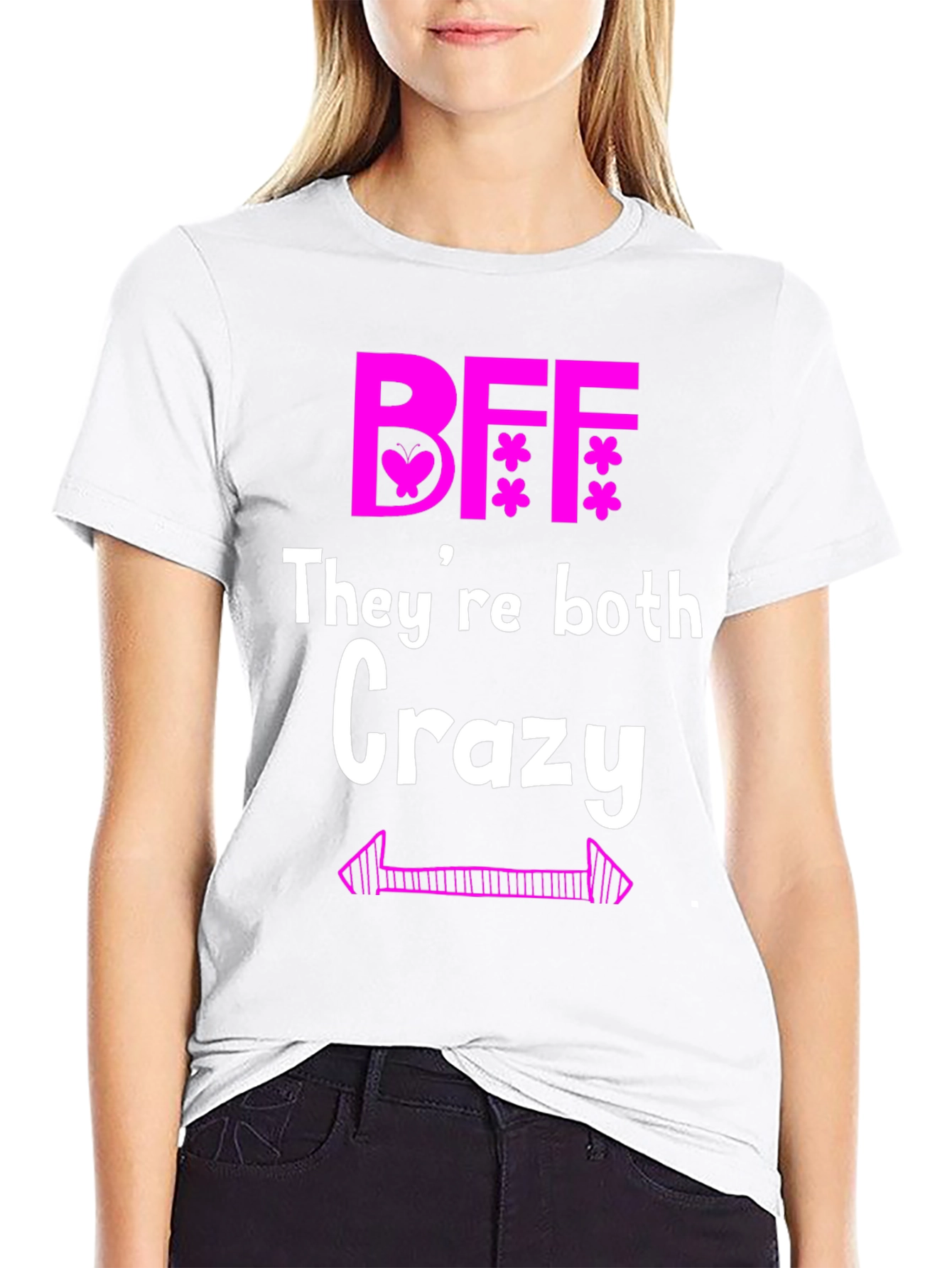 Crazy BFF Matching T-Shirt