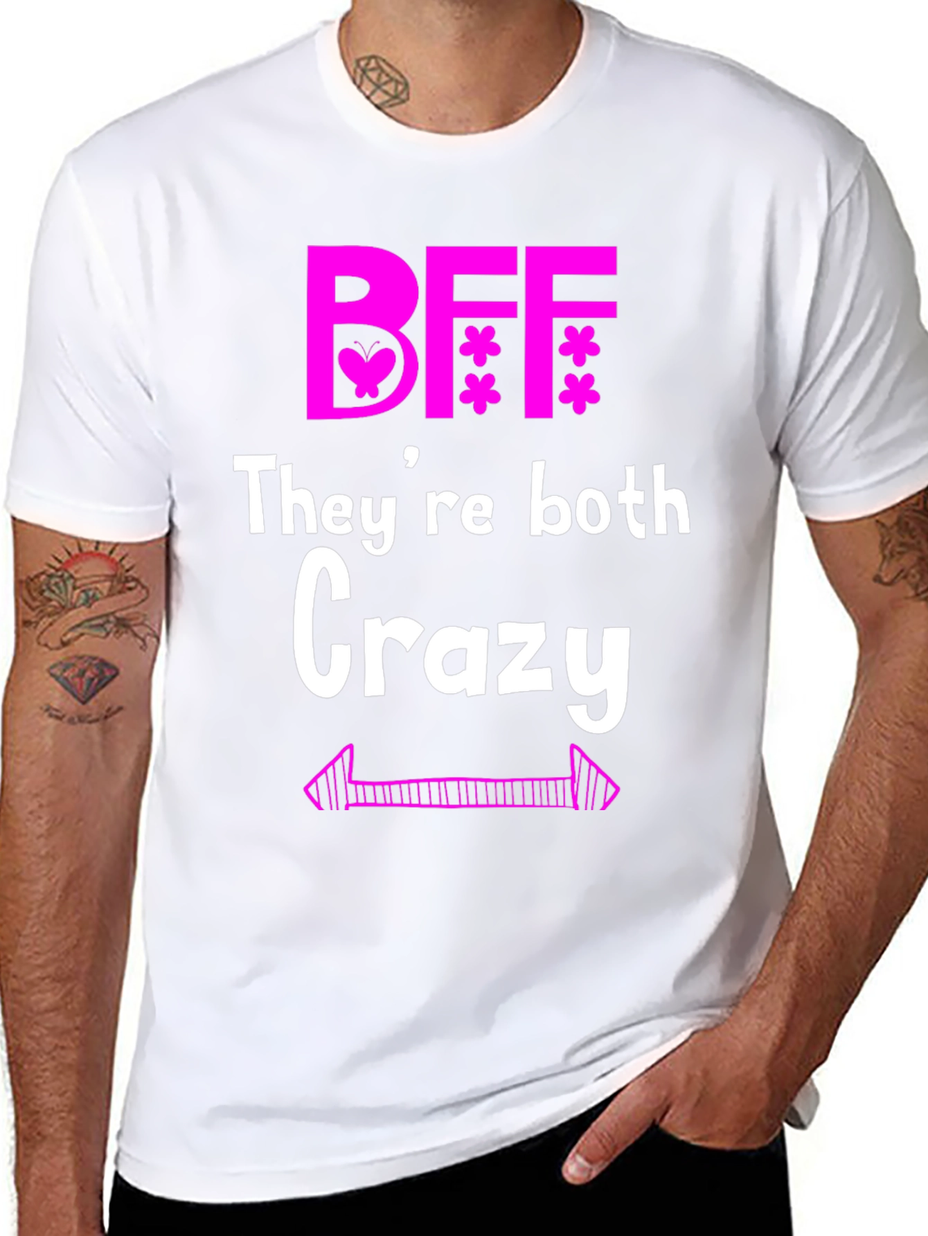 Crazy BFF Matching T-Shirt